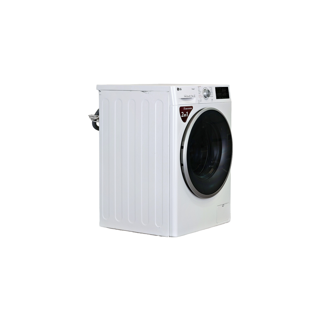 Lave-Linge Sechant 8 kg Reconditionné LG F854J61WRS : vue du côté droit