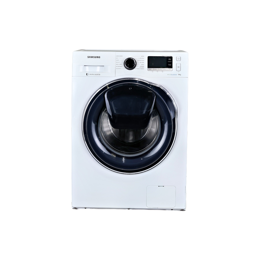 Lave-Linge Hublot 9 kg Reconditionné SAMSUNG WW90K6414QW : vue de face