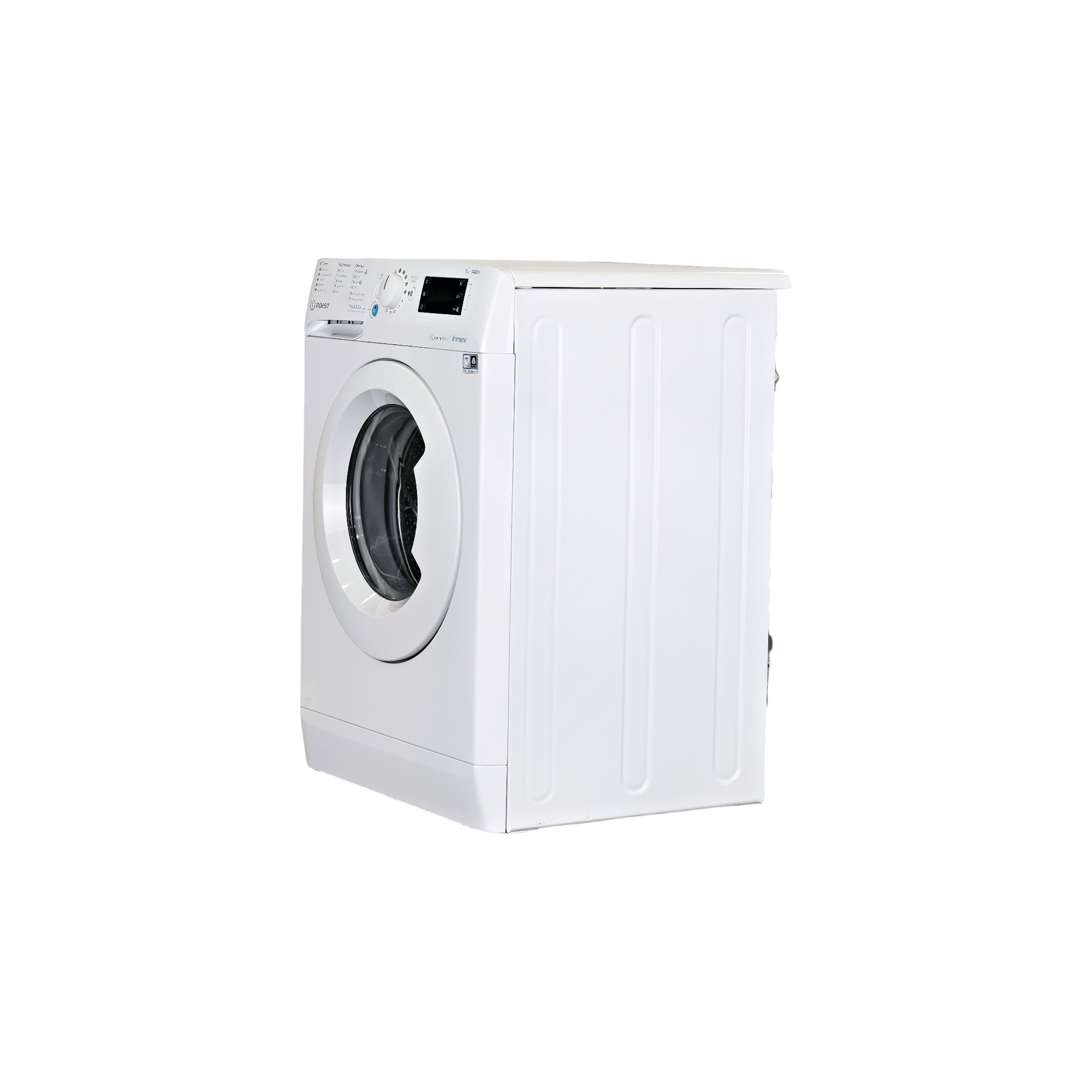 Lave-Linge Hublot 7 kg Reconditionné INDESIT BWE71483WFRN : vue du côté gauche
