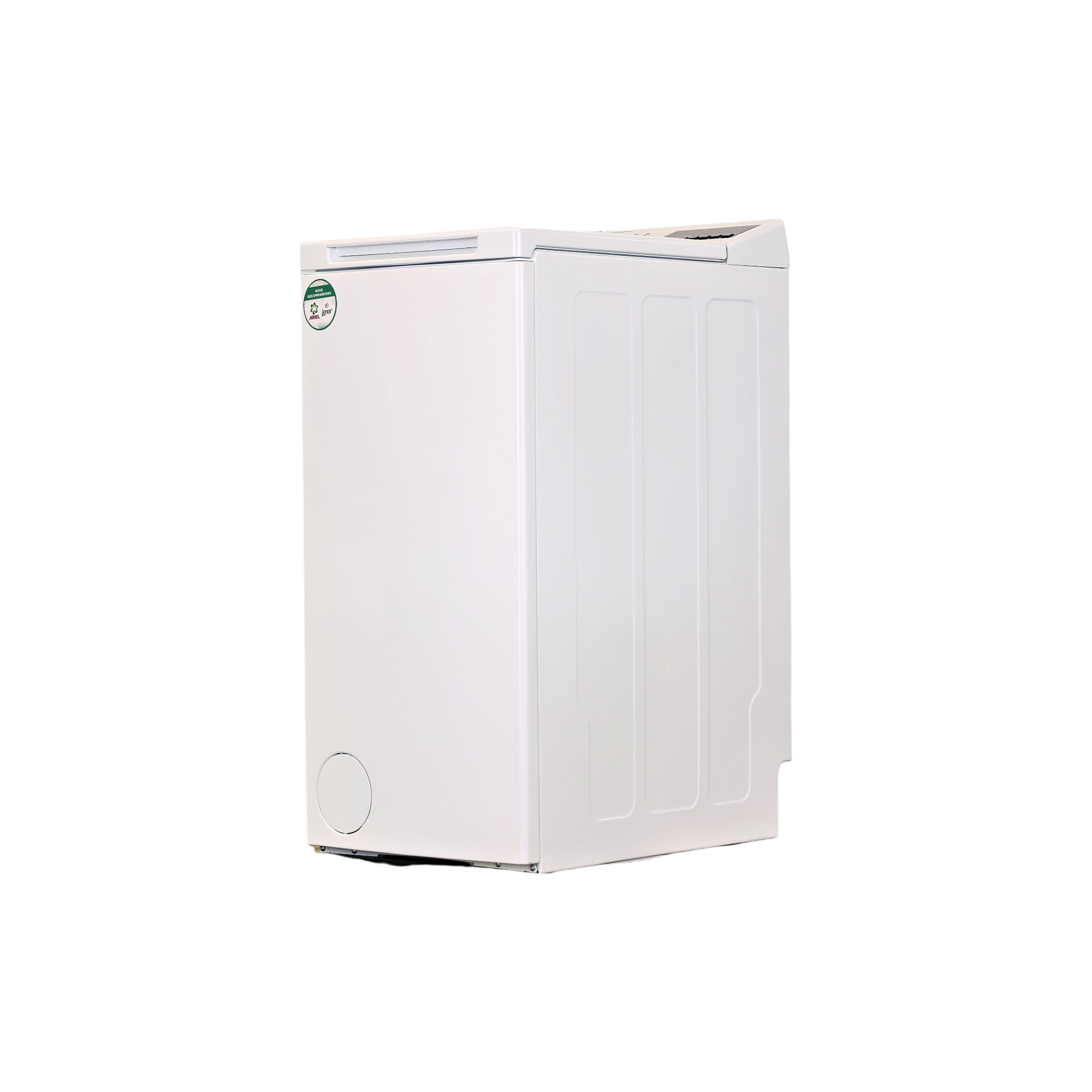 Lave-Linge Top 6 kg Reconditionné WHIRLPOOL TDLR6268FR : vue du côté gauche