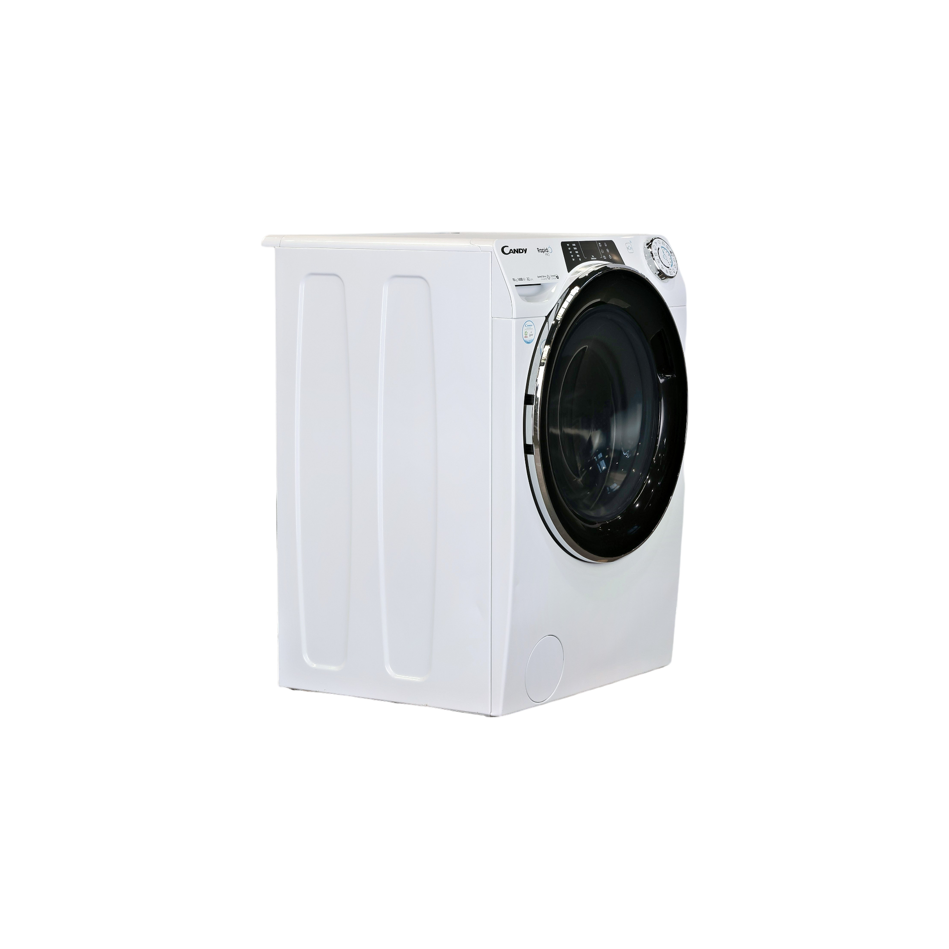 Lave-Linge Hublot 10 kg Reconditionné CANDY RPD4106BWMBC8-S : vue du côté droit