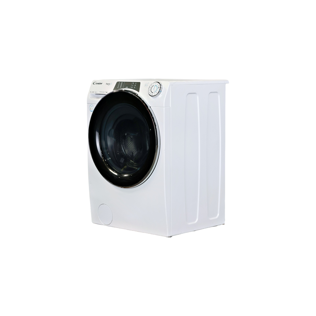 Lave-Linge Hublot 10 kg Reconditionné CANDY RPD4106BWMBC8-S : vue du côté gauche