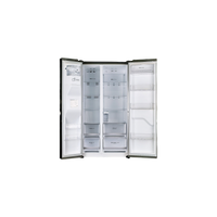 Réfrigérateur Américain 601 L Reconditionné LG GSL6661PS : vue de l'intérieur
