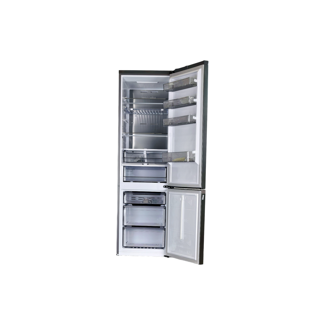 Réfrigérateur Avec Congélateur 390 L Reconditionné SAMSUNG RB38C776CS9 : vue de l'intérieur