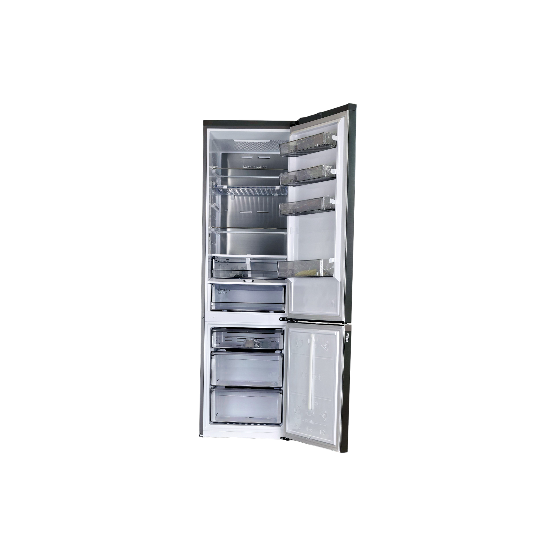 Réfrigérateur Avec Congélateur 390 L Reconditionné SAMSUNG RB38C776CS9 : vue de l'intérieur