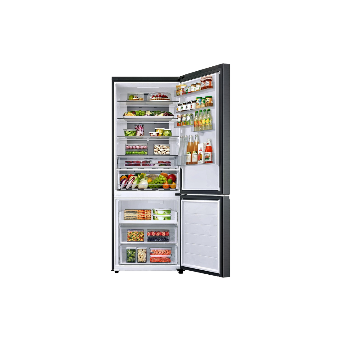 Réfrigérateur Avec Congélateur 538 L Reconditionné SAMSUNG RB53DG703ES9 : vue de l'intérieur