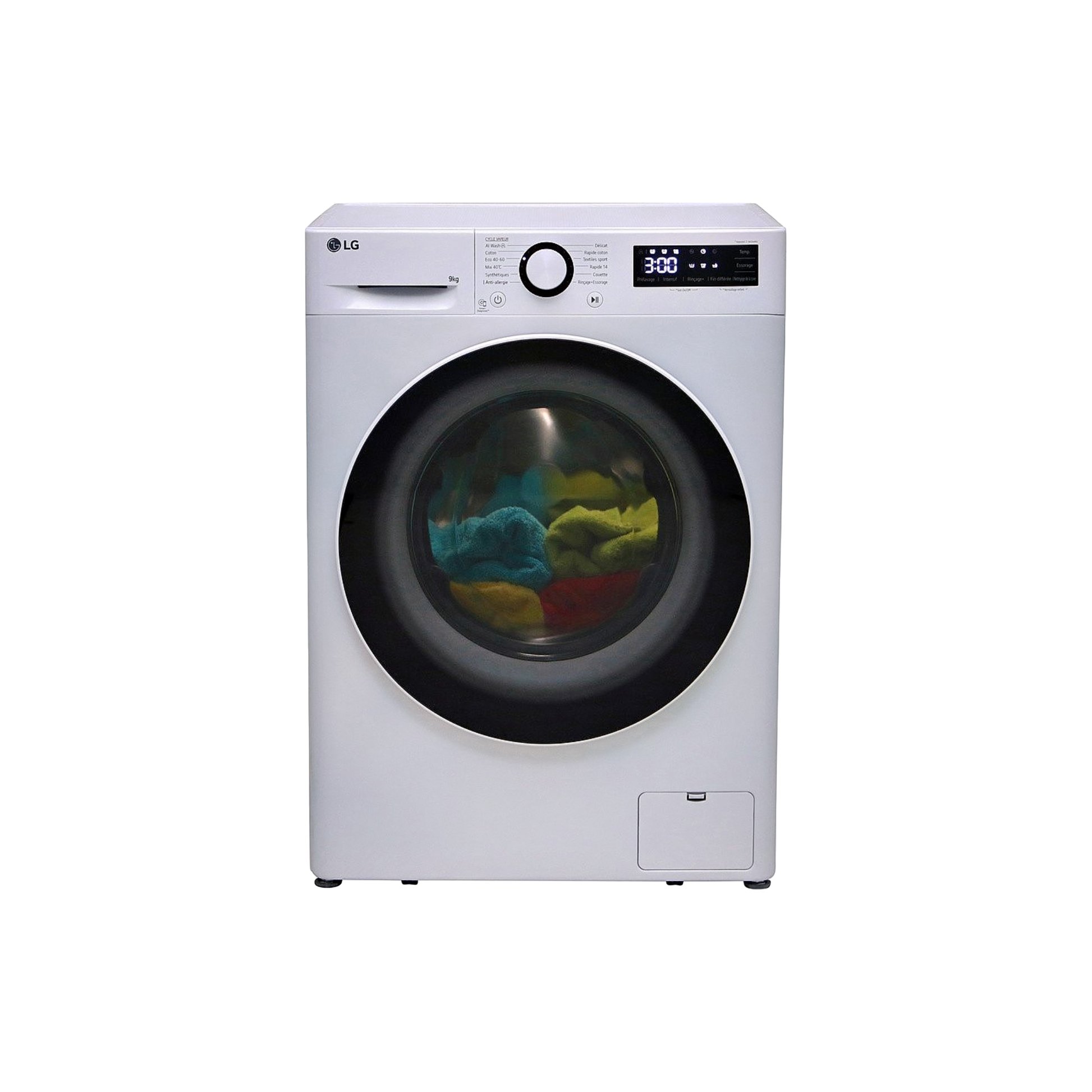 Lave-Linge Hublot 9 kg Reconditionné LG F94R50WHS : vue de face