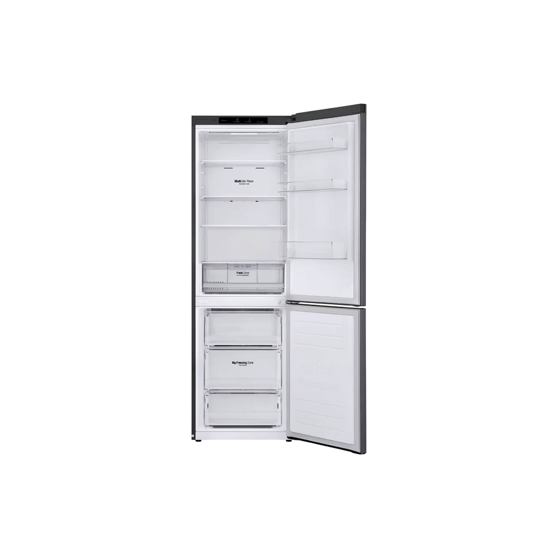 Réfrigérateur Avec Congélateur 341 L Reconditionné LG GBP30DSLZN : vue de l'intérieur