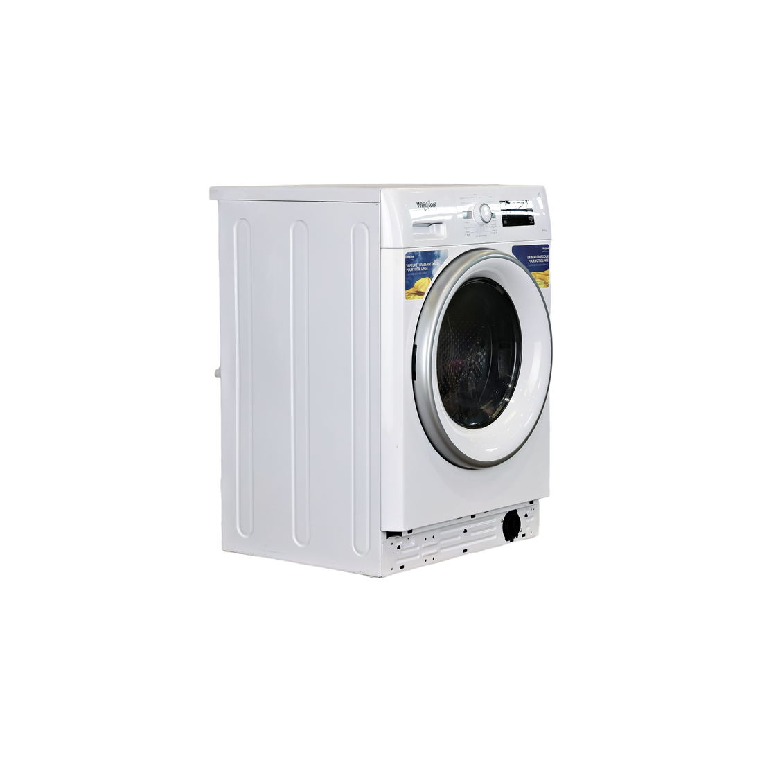 Lave-Linge Sechant 8 kg Reconditionné WHIRLPOOL FWDG86148WSFR : vue du côté droit