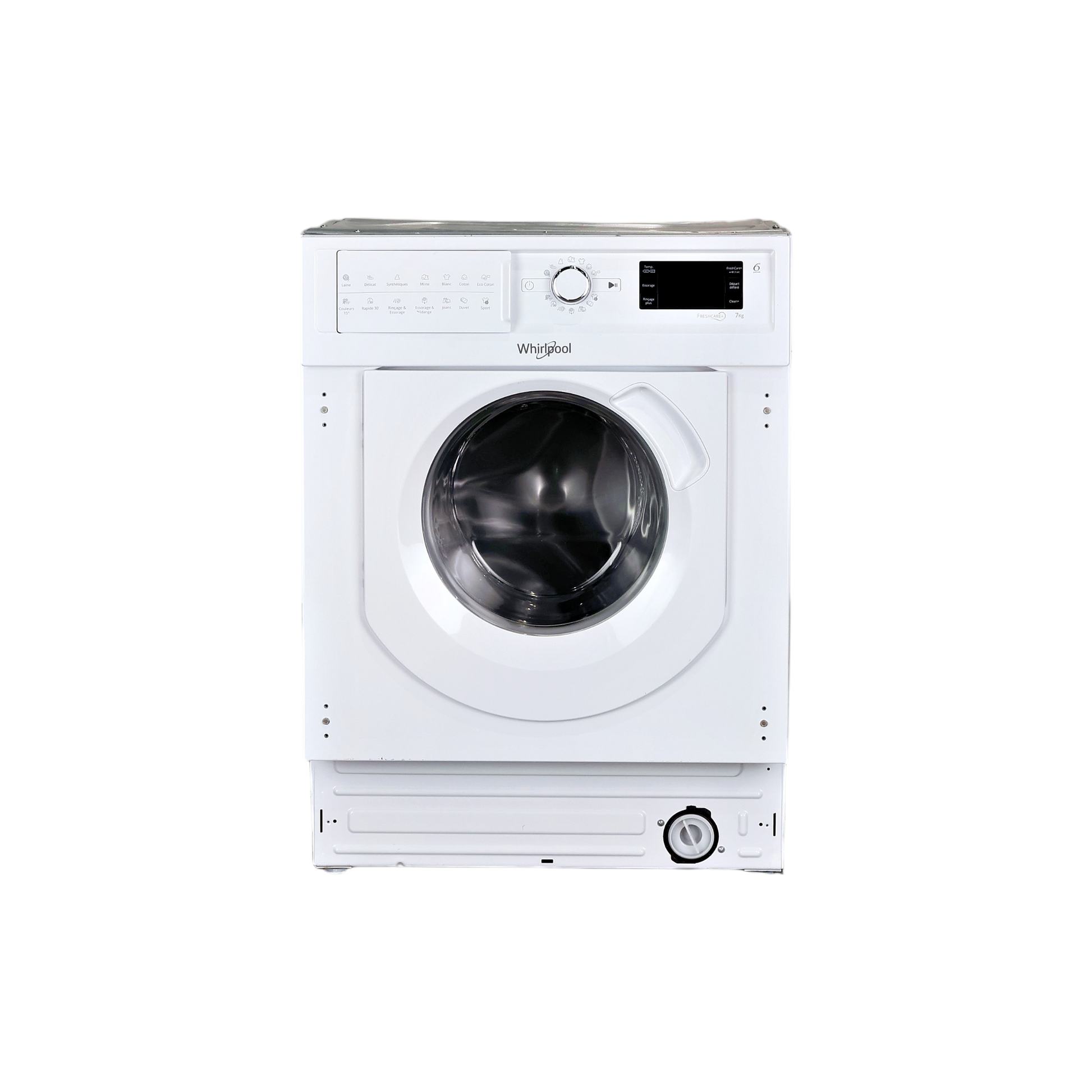 Lave-Linge Hublot 7 kg Reconditionné WHIRLPOOL BI WMWG 71284 FR : vue de face