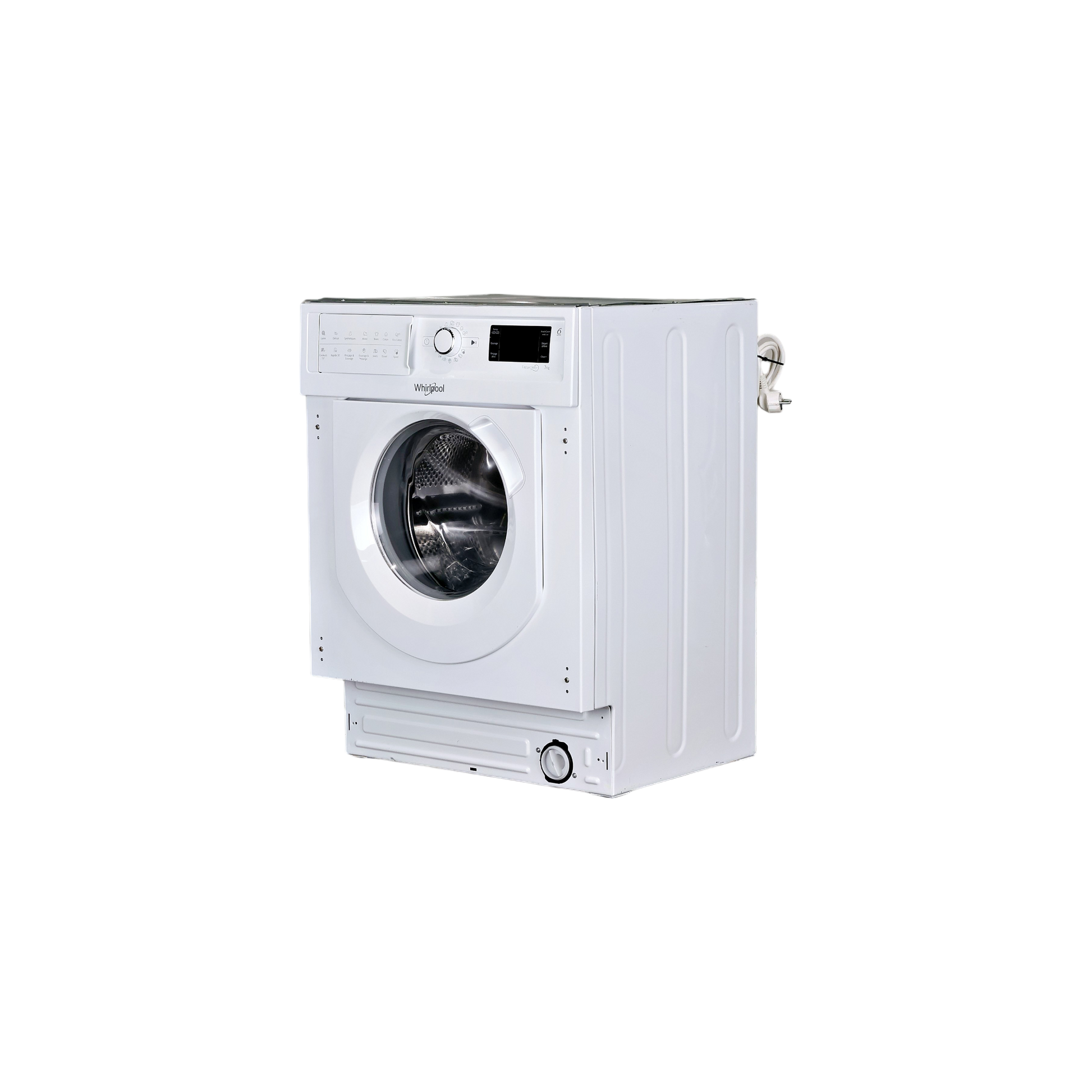 Lave-Linge Hublot 7 kg Reconditionné WHIRLPOOL BI WMWG 71284 FR : vue du côté gauche