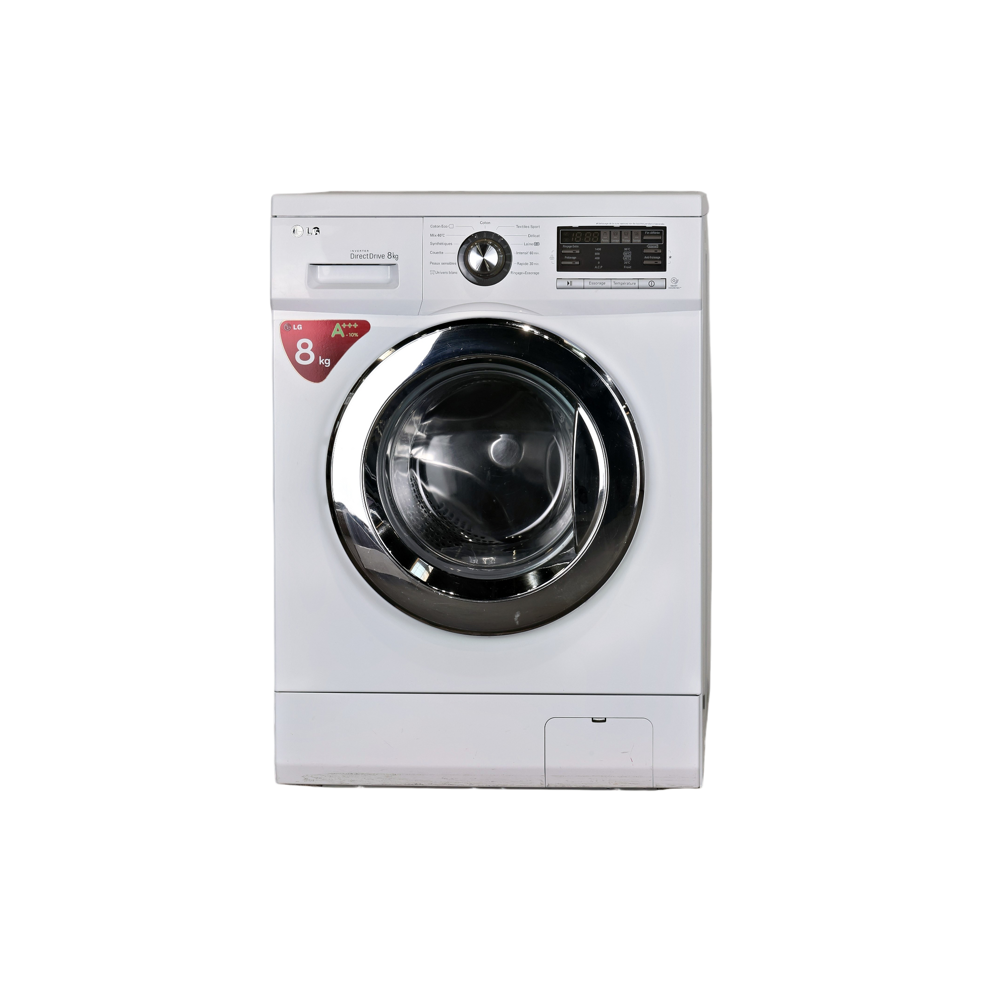 Lave-Linge Hublot 8 kg Reconditionné LG F84802WH : vue de face