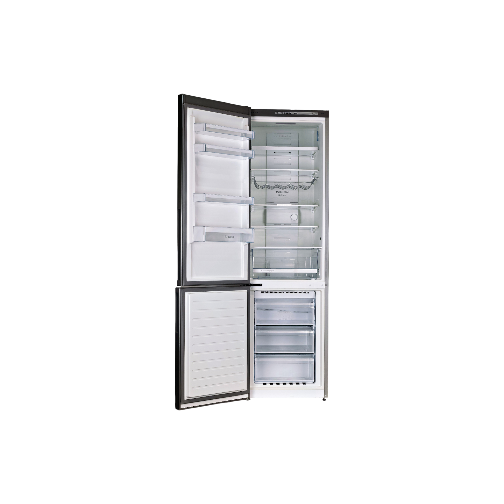 Réfrigérateur Avec Congélateur 354 L Reconditionné BOSCH KGN39VL32 : vue de l'intérieur