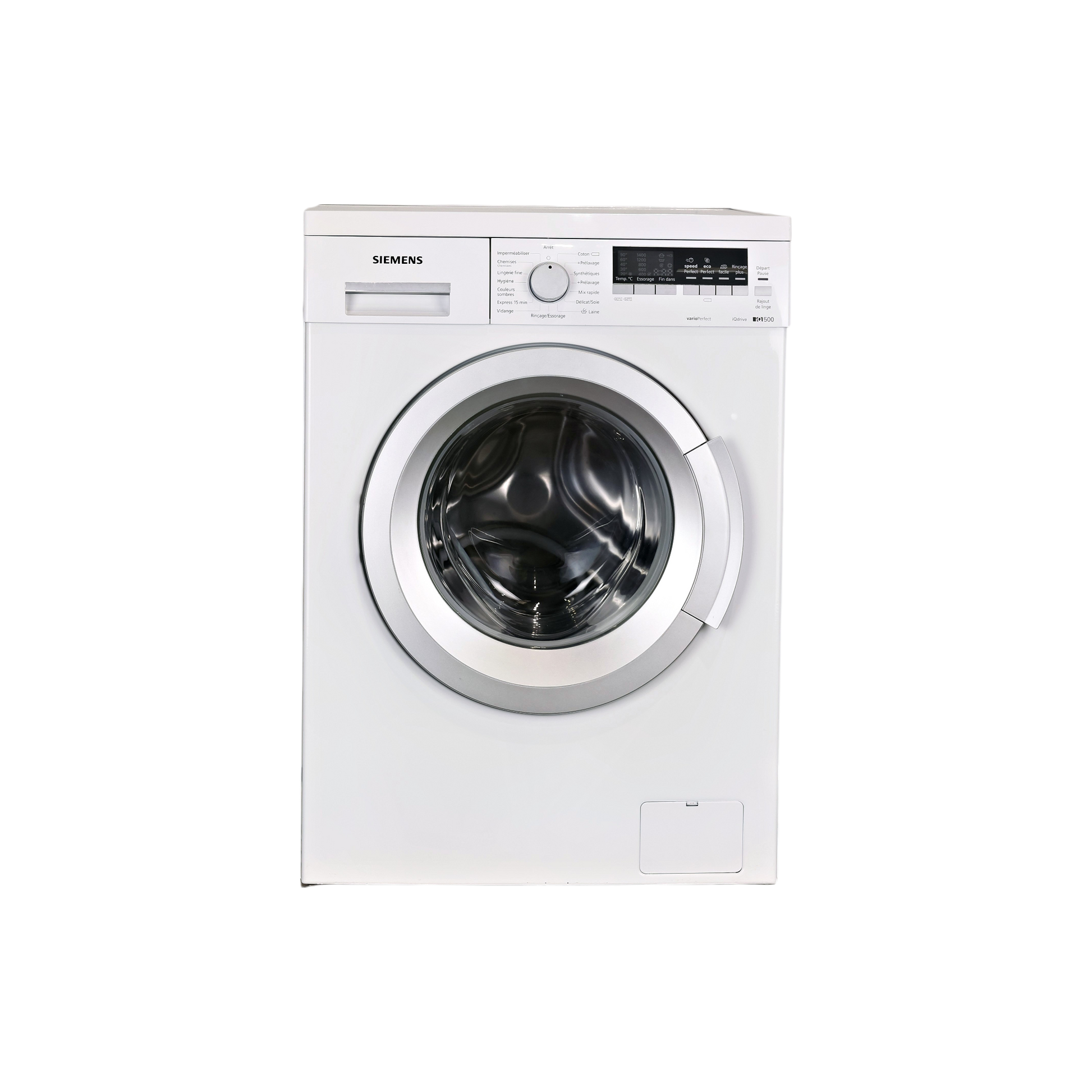 Lave-Linge Hublot 8 kg Reconditionné SIEMENS WM14Q472FF : vue de face