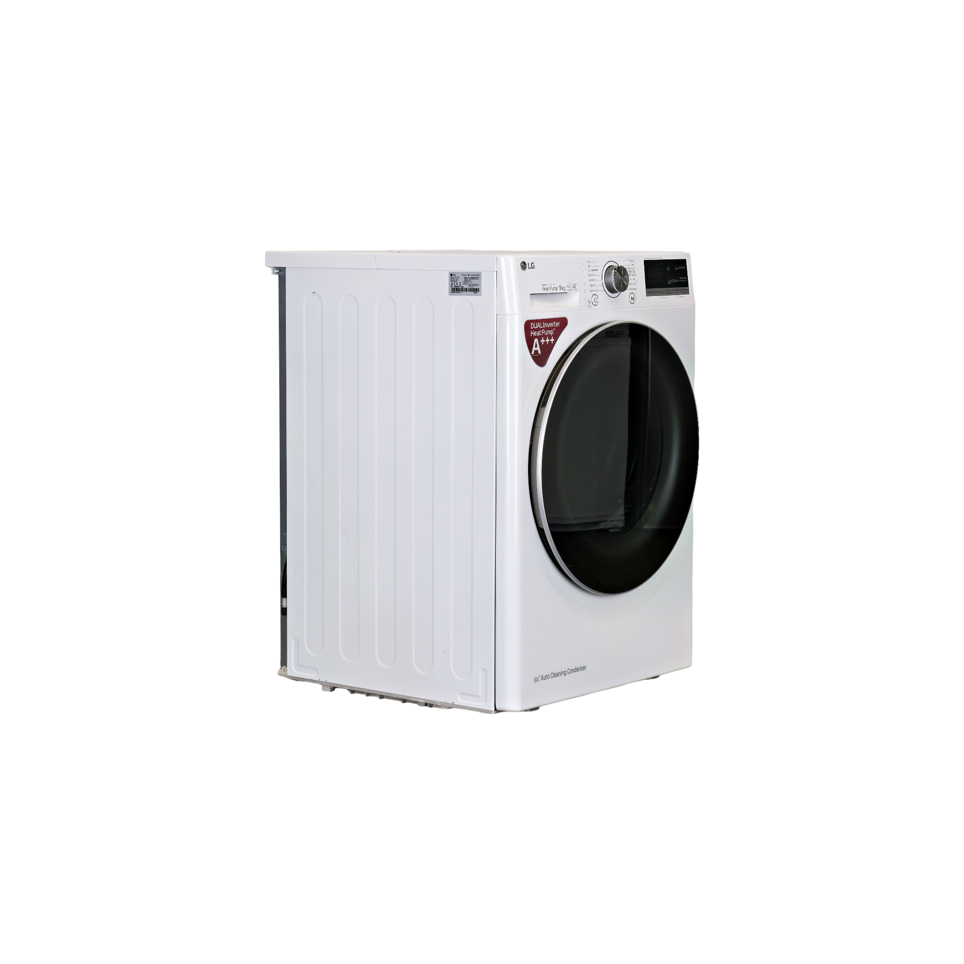 Seche-Linge Pompe À Chaleur 9 kg Reconditionné LG RH9V71WH : vue du côté droit