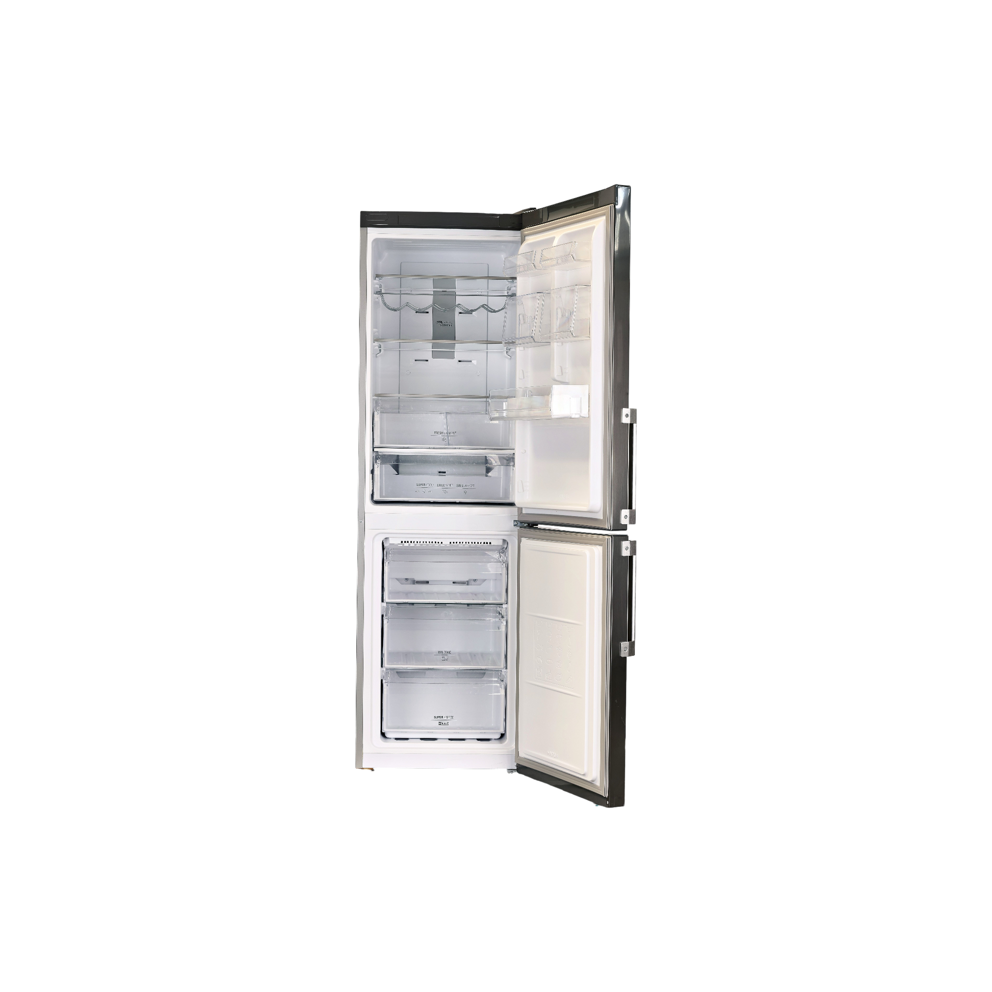 Réfrigérateur Avec Congélateur 338 L Reconditionné HOTPOINT XH8 T2O XZH/1 : vue de l'intérieur