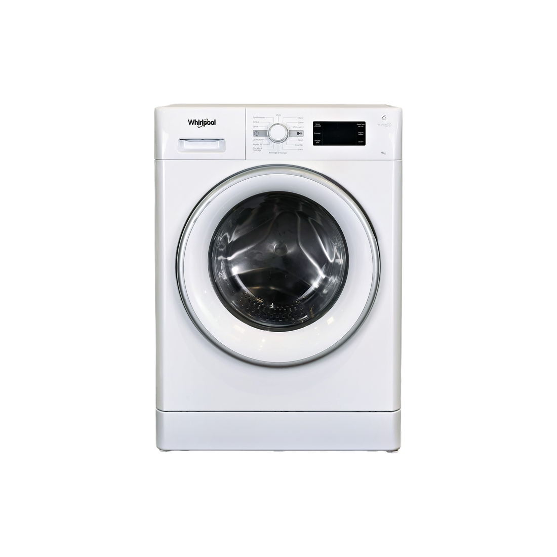 Lave-Linge Hublot 9 kg Reconditionné WHIRLPOOL FWG91484WSFR : vue de face
