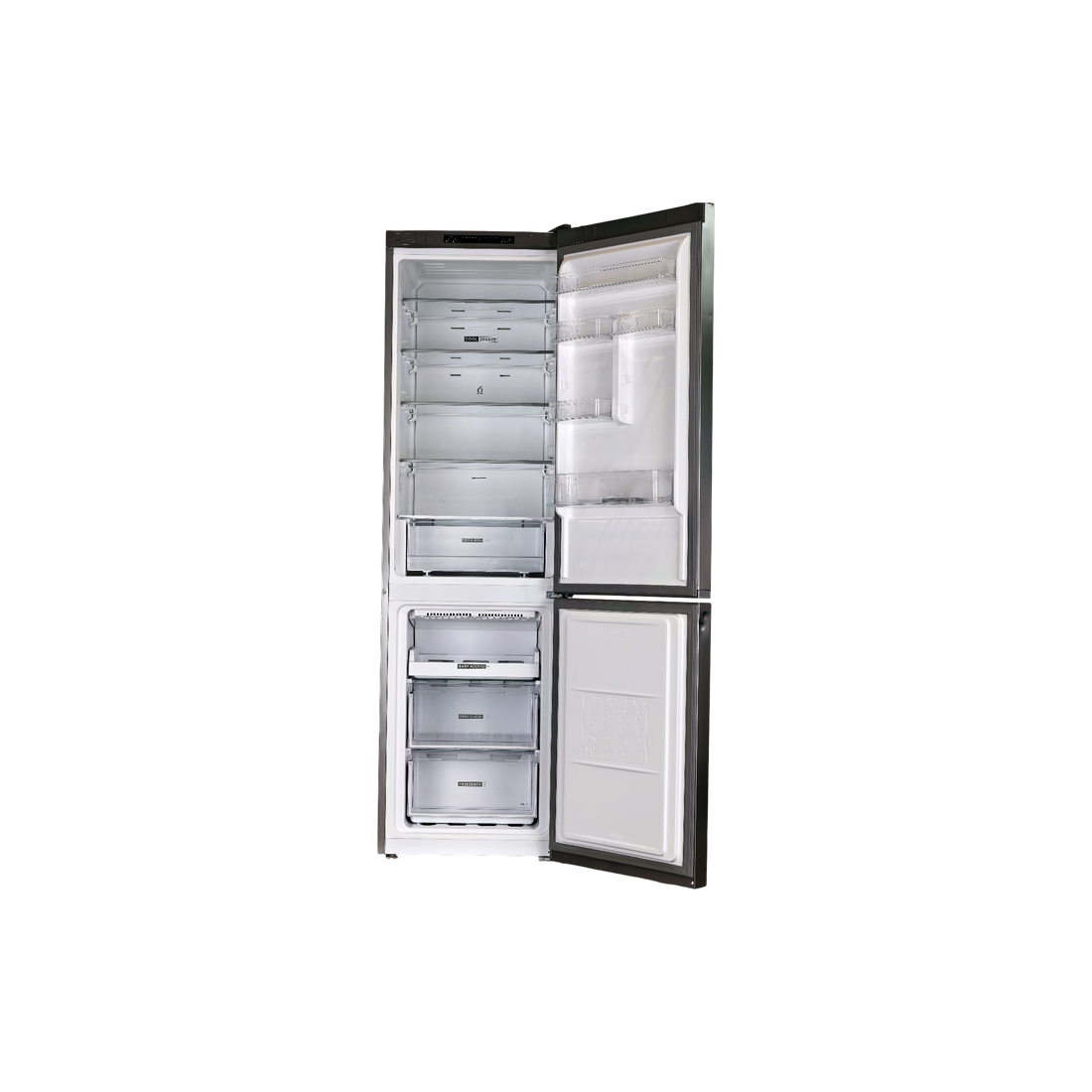 Réfrigérateur Avec Congélateur 367 L Reconditionné WHIRLPOOL W7X93AOX1 : vue de l'intérieur