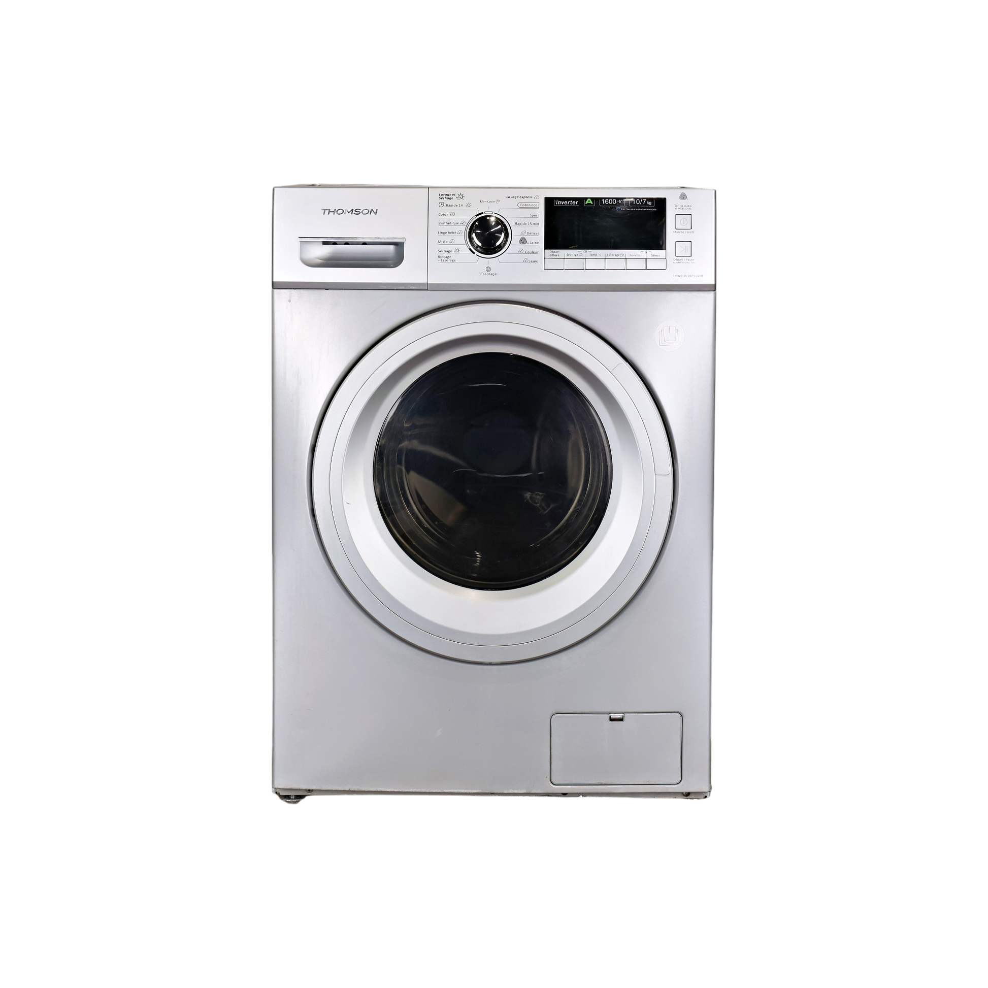 Lave-linge sechant 10 kg Reconditionné THOMSON THWD16107 Silver