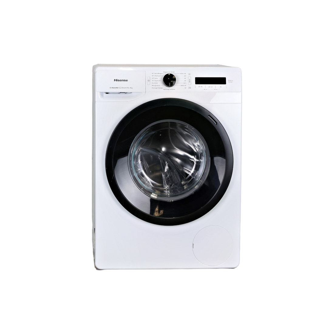 Lave-Linge Hublot 8 kg Reconditionné HISENSE WFGP801439VM : vue de face