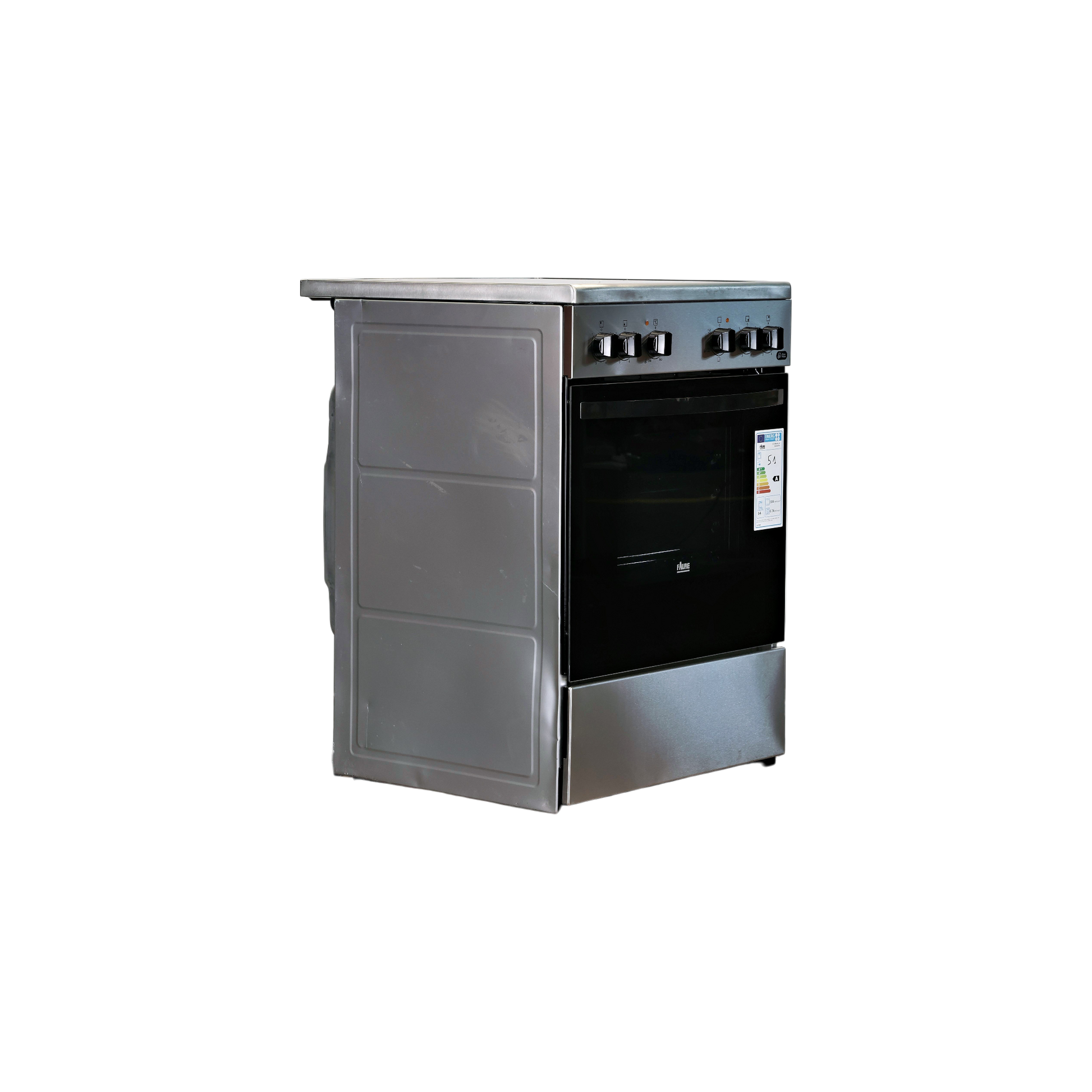Cuisinière Vitrocéramique 54 L Reconditionné FAURE FCV65091XA : vue du côté droit