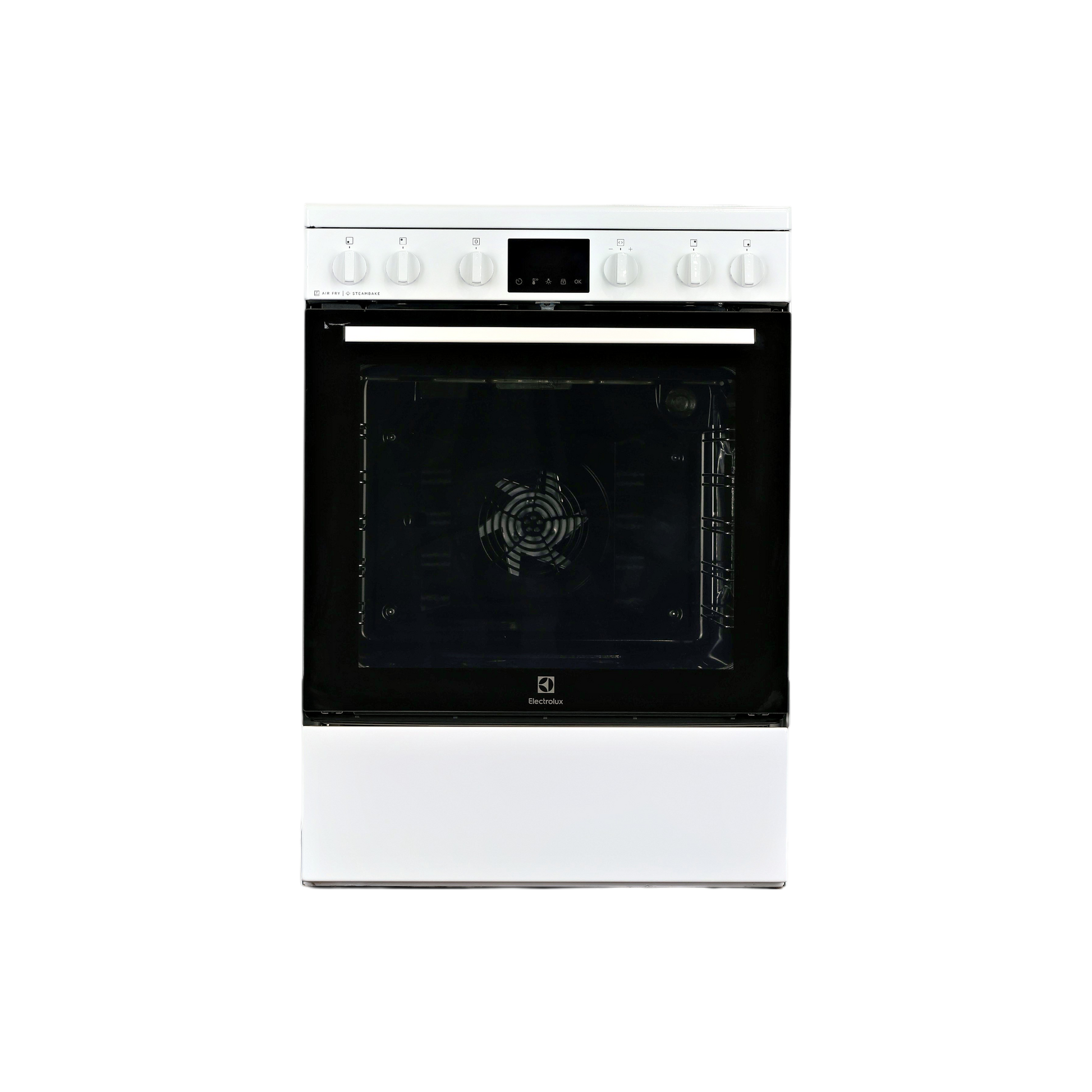 Cuisinière Vitrocéramique 73 L Reconditionné ELECTROLUX EKR66890AW : vue de face