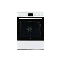 Cuisinière Vitrocéramique 73 L Reconditionné ELECTROLUX EKR66890AW : vue de face