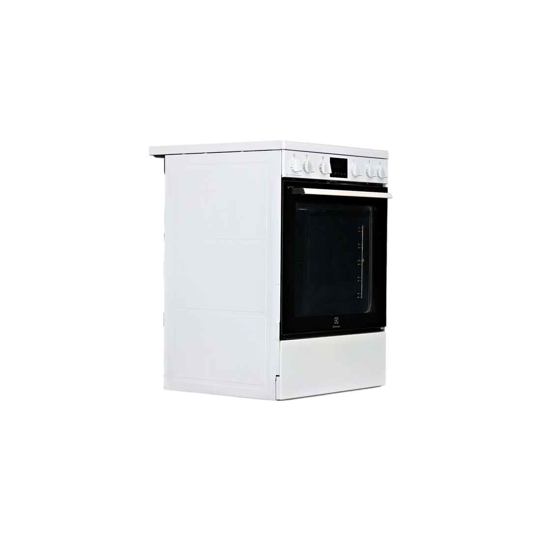 Cuisinière Vitrocéramique 73 L Reconditionné ELECTROLUX EKR66890AW : vue du côté droit