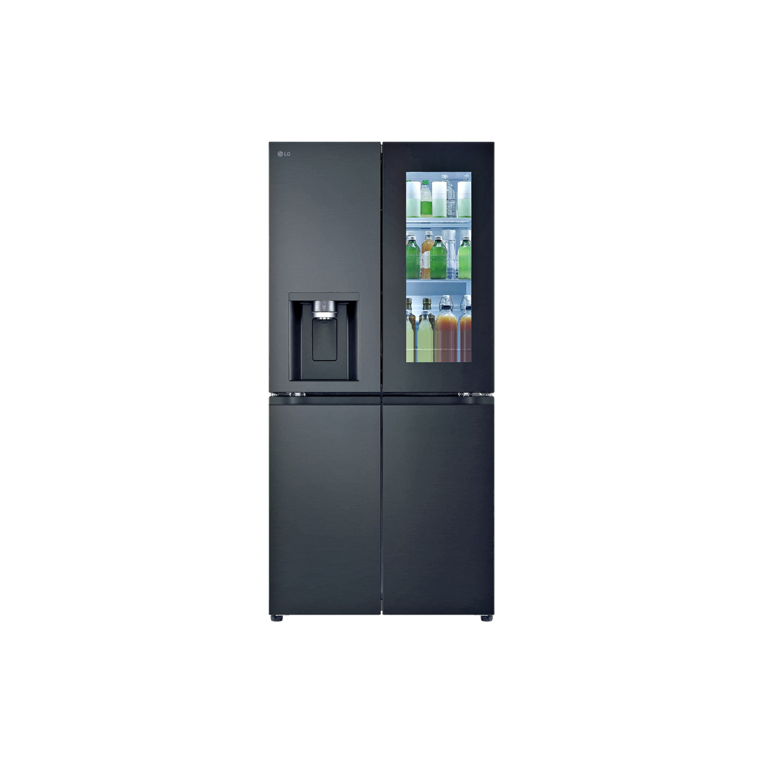 Réfrigérateur Multi-Portes 508 L Reconditionné LG GMG860EPBE : vue de face
