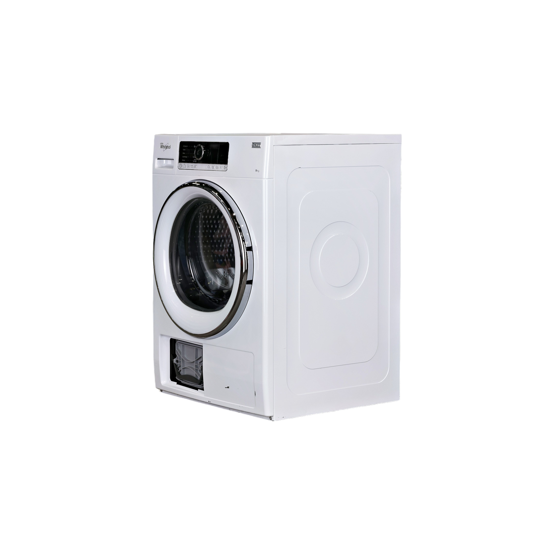 Seche-Linge Pompe À Chaleur 9 kg Reconditionné WHIRLPOOL HSCX 90422 : vue du côté gauche