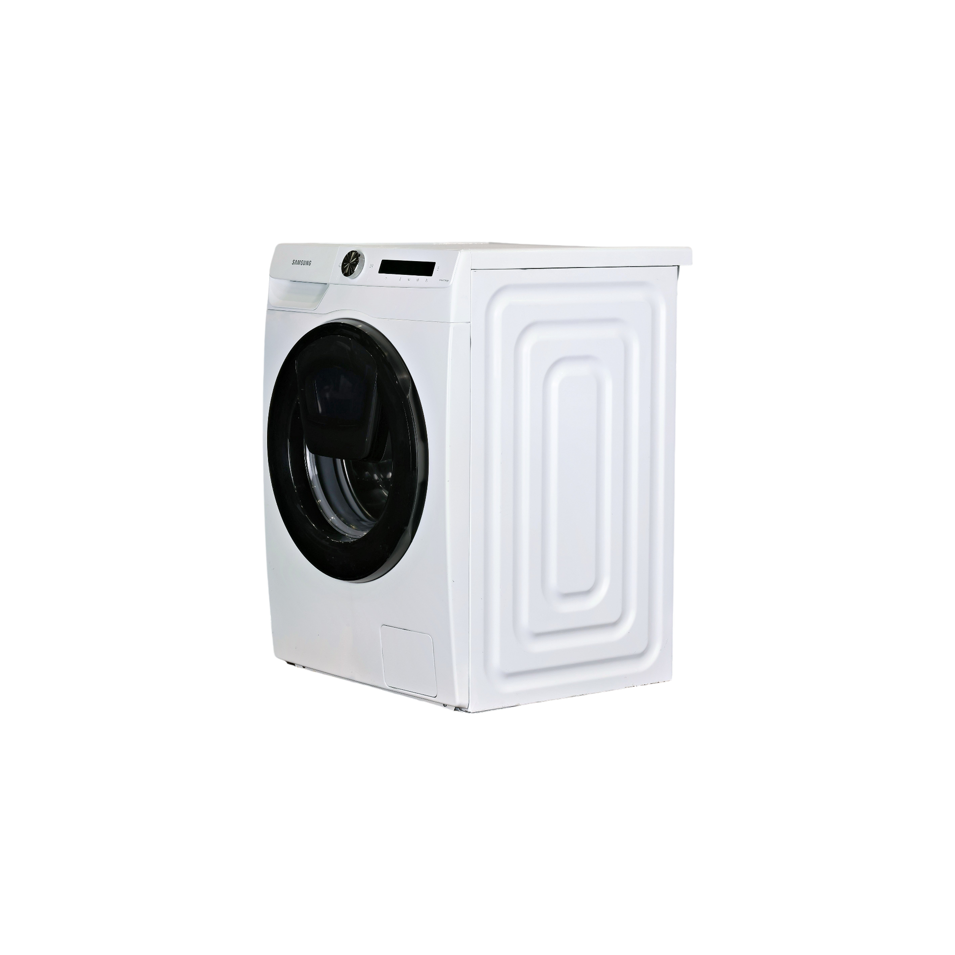 Lave-Linge Hublot 8 kg Reconditionné SAMSUNG WW80T552DAW : vue du côté gauche