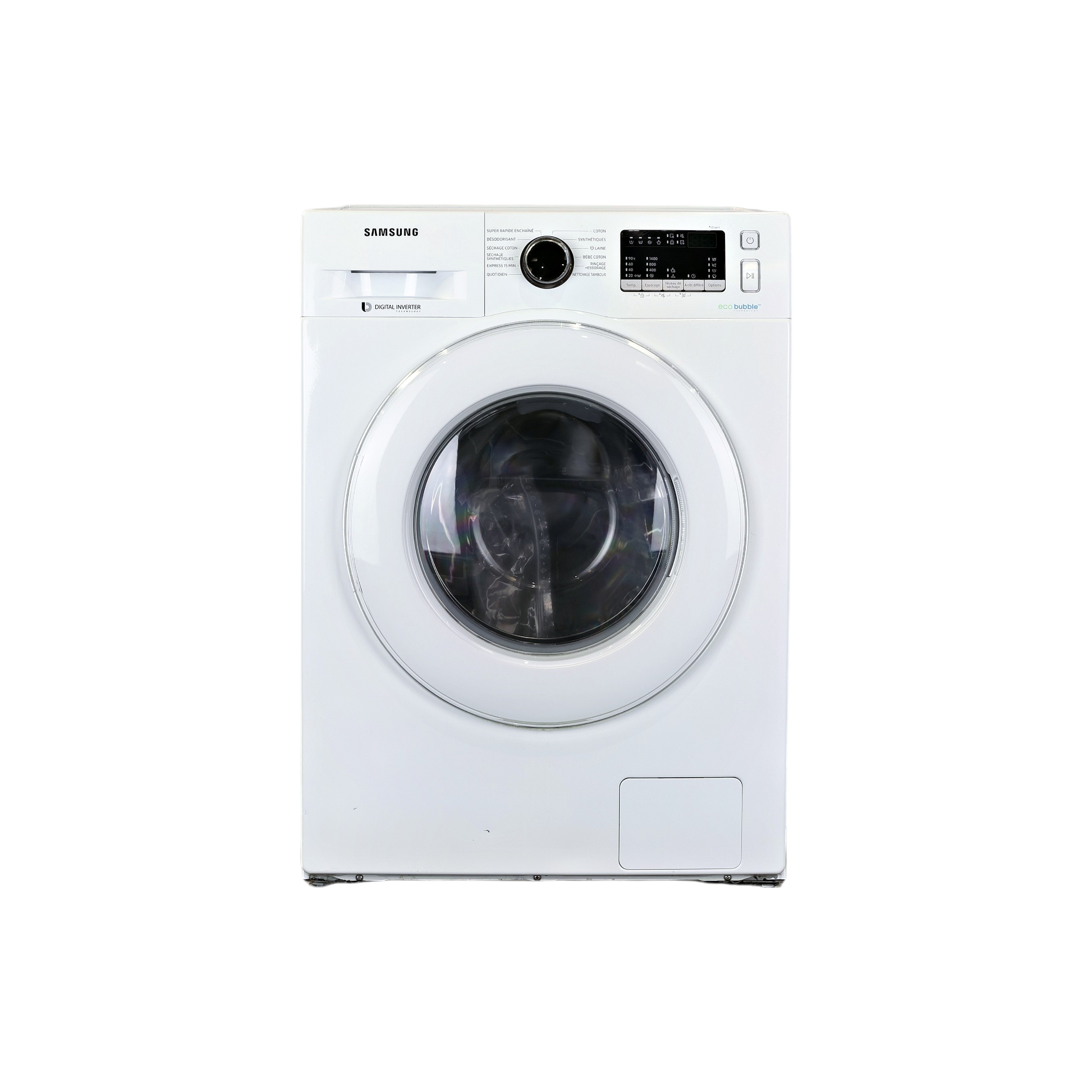 Lave-Linge Sechant 8 kg Reconditionné SAMSUNG WD80M4B53IW : vue de face
