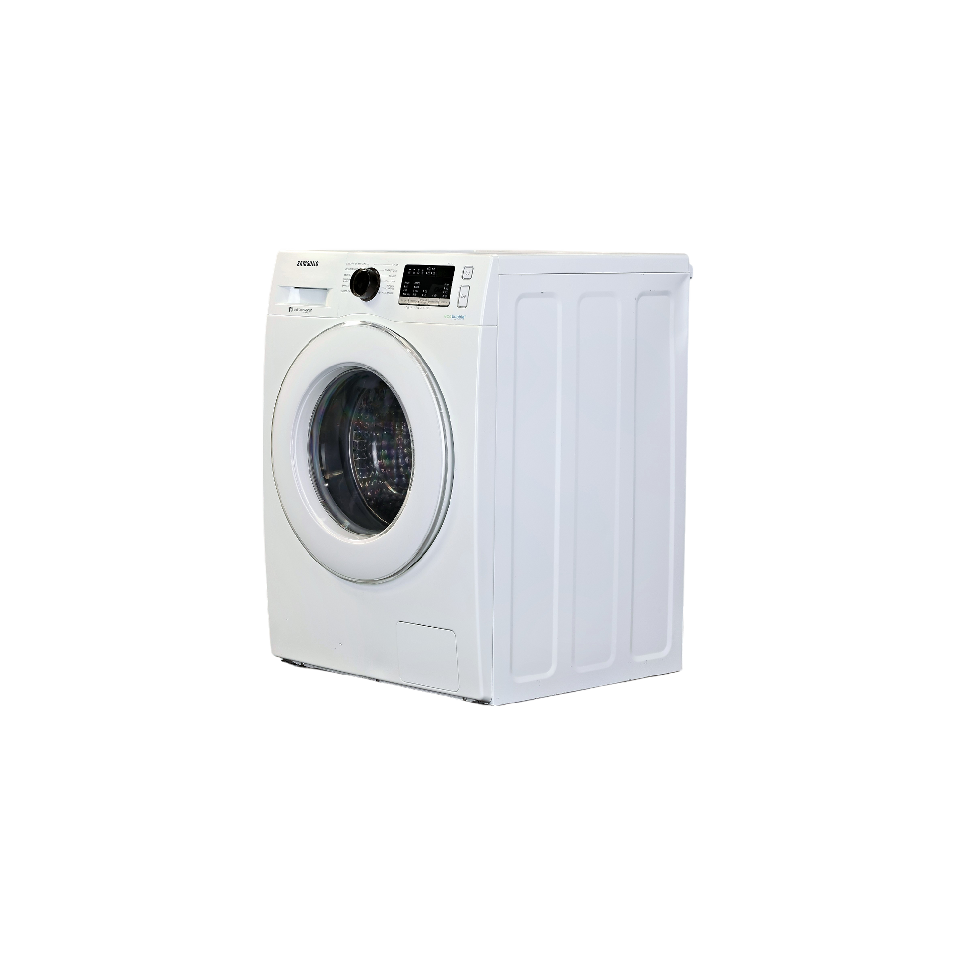 Lave-Linge Sechant 8 kg Reconditionné SAMSUNG WD80M4B53IW : vue du côté gauche