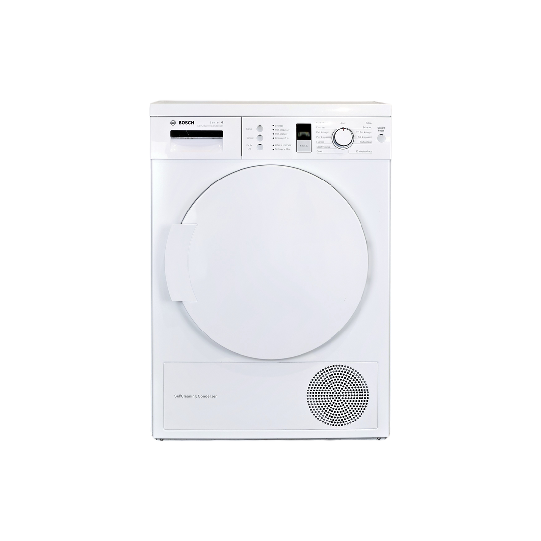 Seche-Linge Pompe À Chaleur 7 kg Reconditionné BOSCH WTW86382FF : vue de face