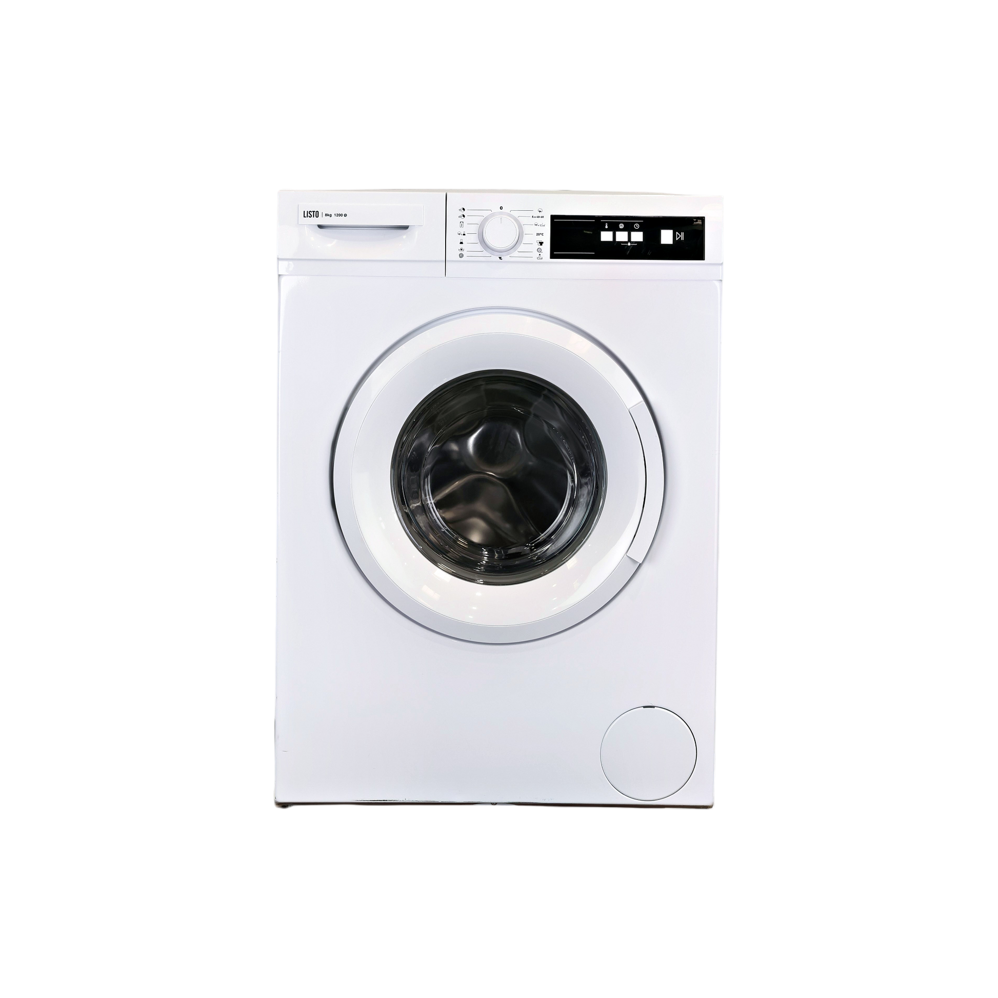 Lave-Linge Hublot 8 kg Reconditionné LISTO LF812-L3B : vue de face