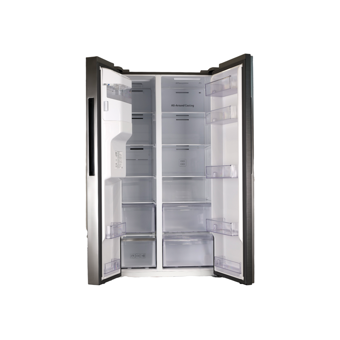 Réfrigérateur Américain 635 L Reconditionné SAMSUNG RS6EDG5403S9 : vue de l'intérieur