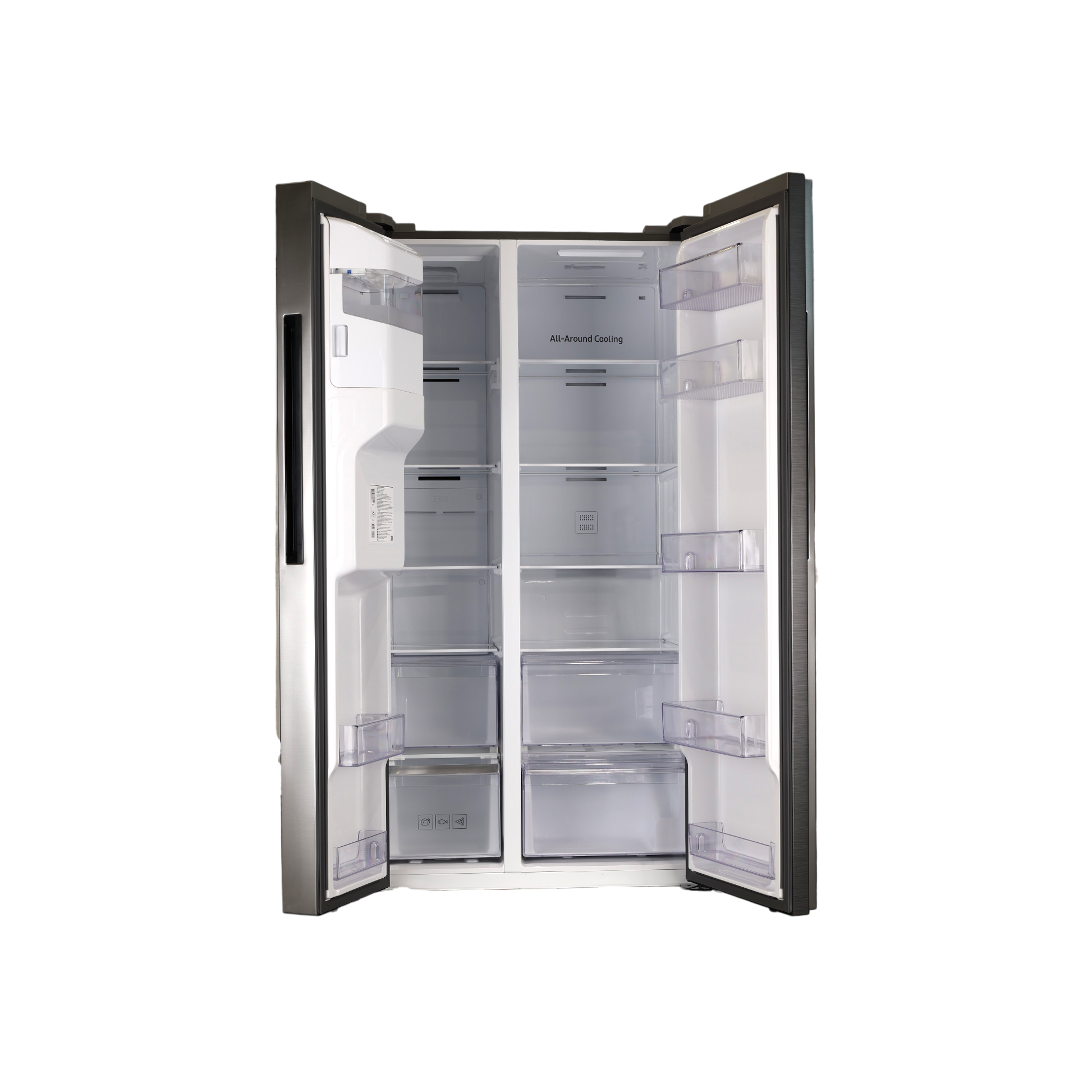 Réfrigérateur Américain 635 L Reconditionné SAMSUNG RS6EDG5403S9 : vue de l'intérieur