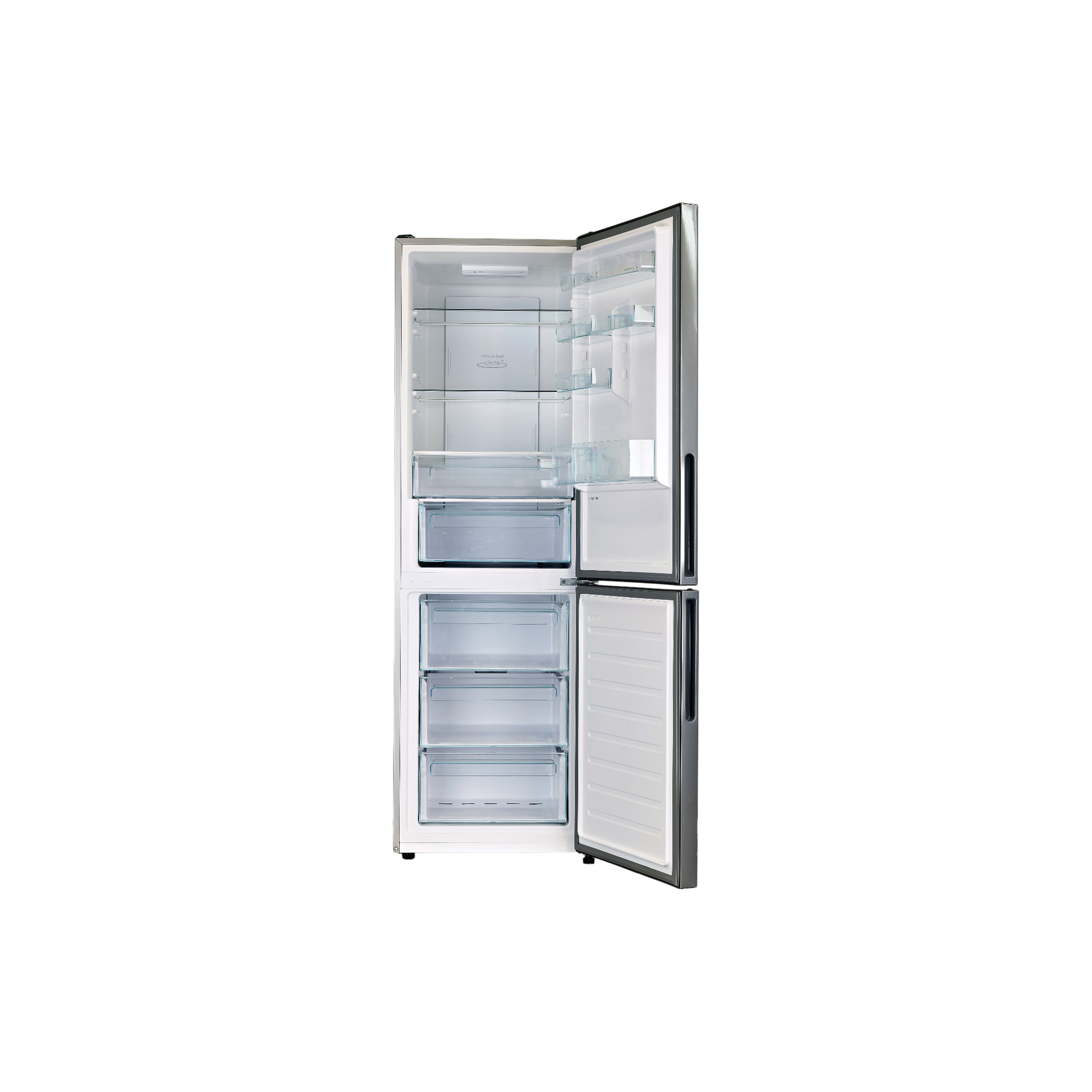 Réfrigérateur Avec Congélateur 341 L Reconditionné CANDY CCE4T618EX : vue de l'intérieur