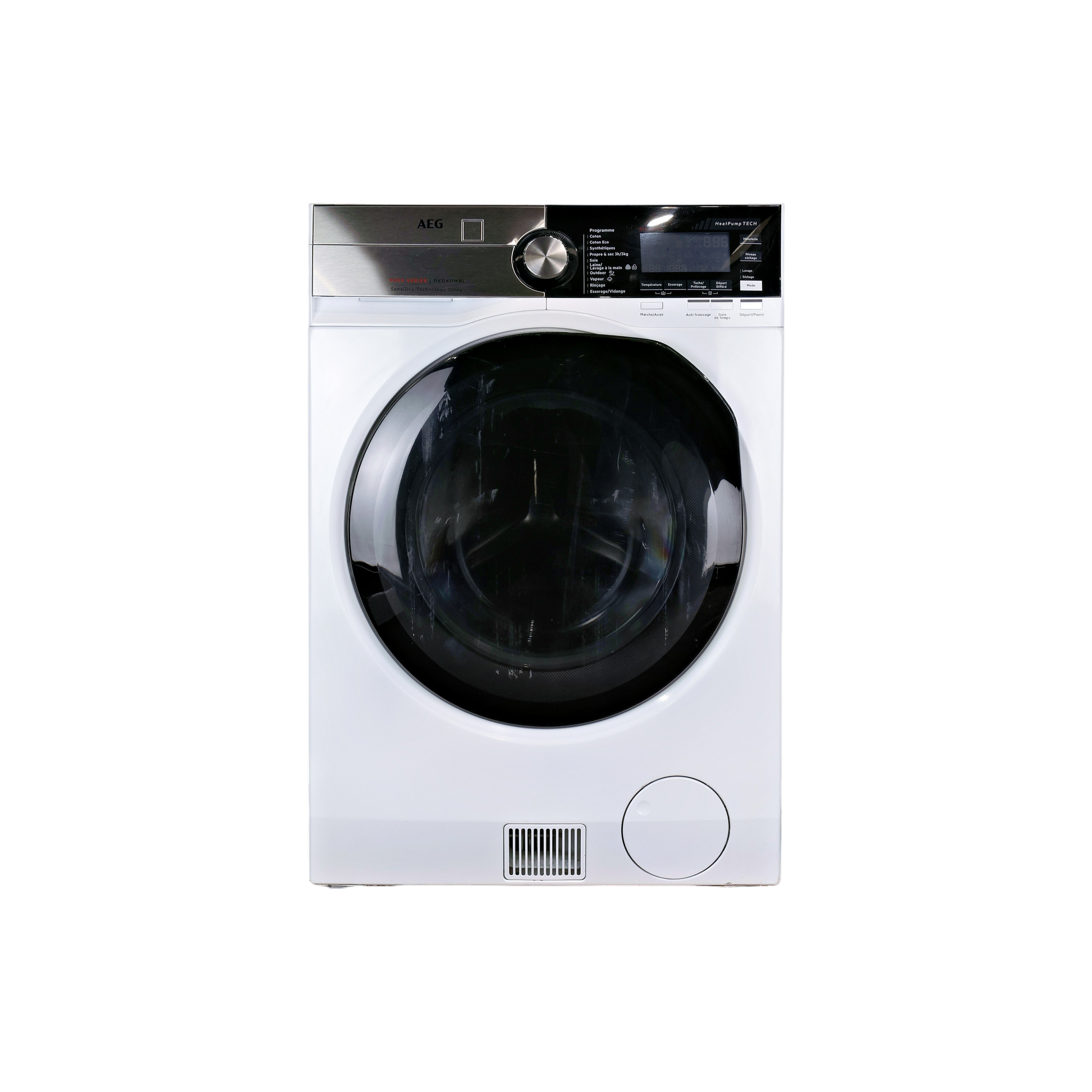 Lave-Linge Sechant 10 kg Reconditionné AEG L9WSR162C : vue de face