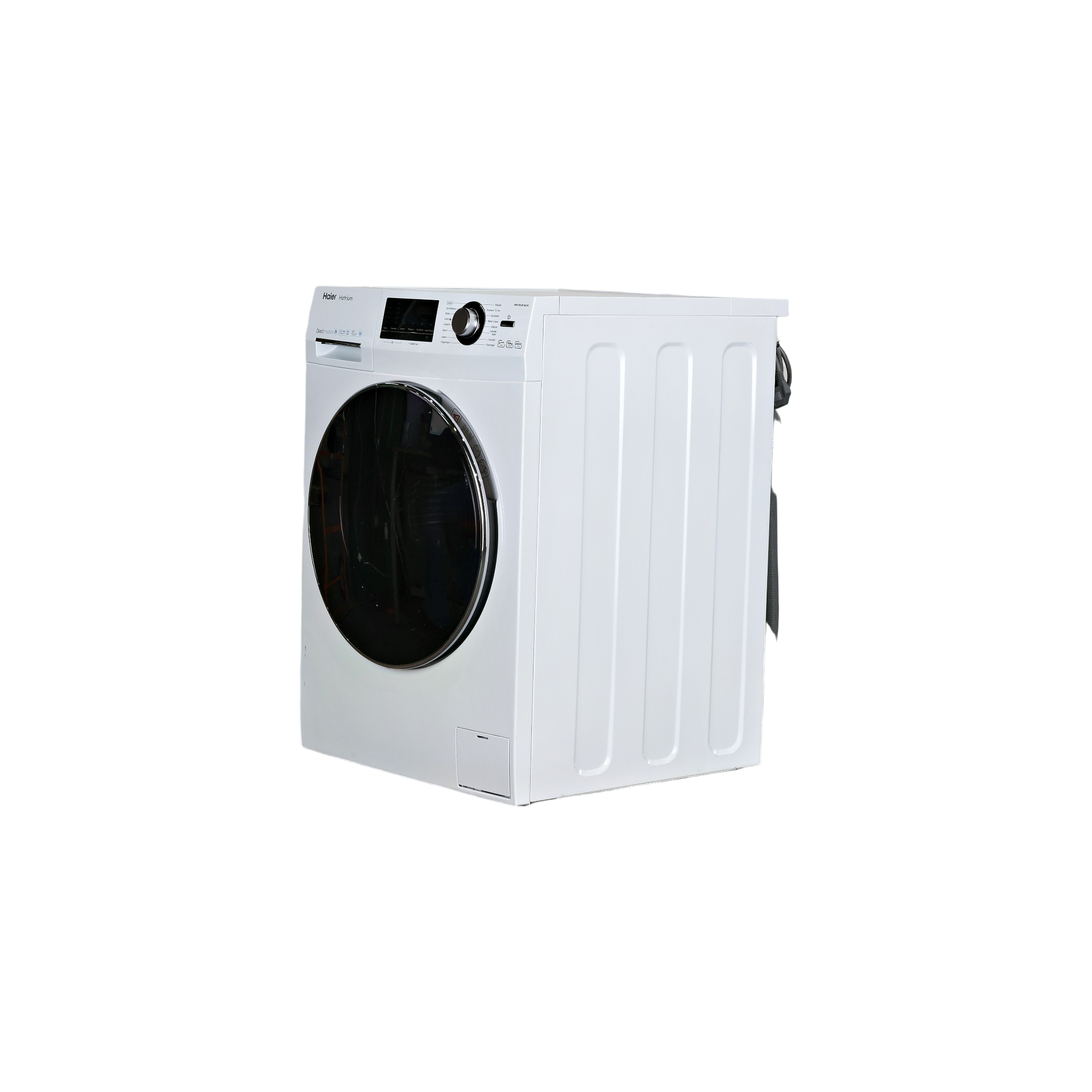 Lave-Linge Hublot 10 kg Reconditionné HAIER HW100-B14636 : vue du côté gauche