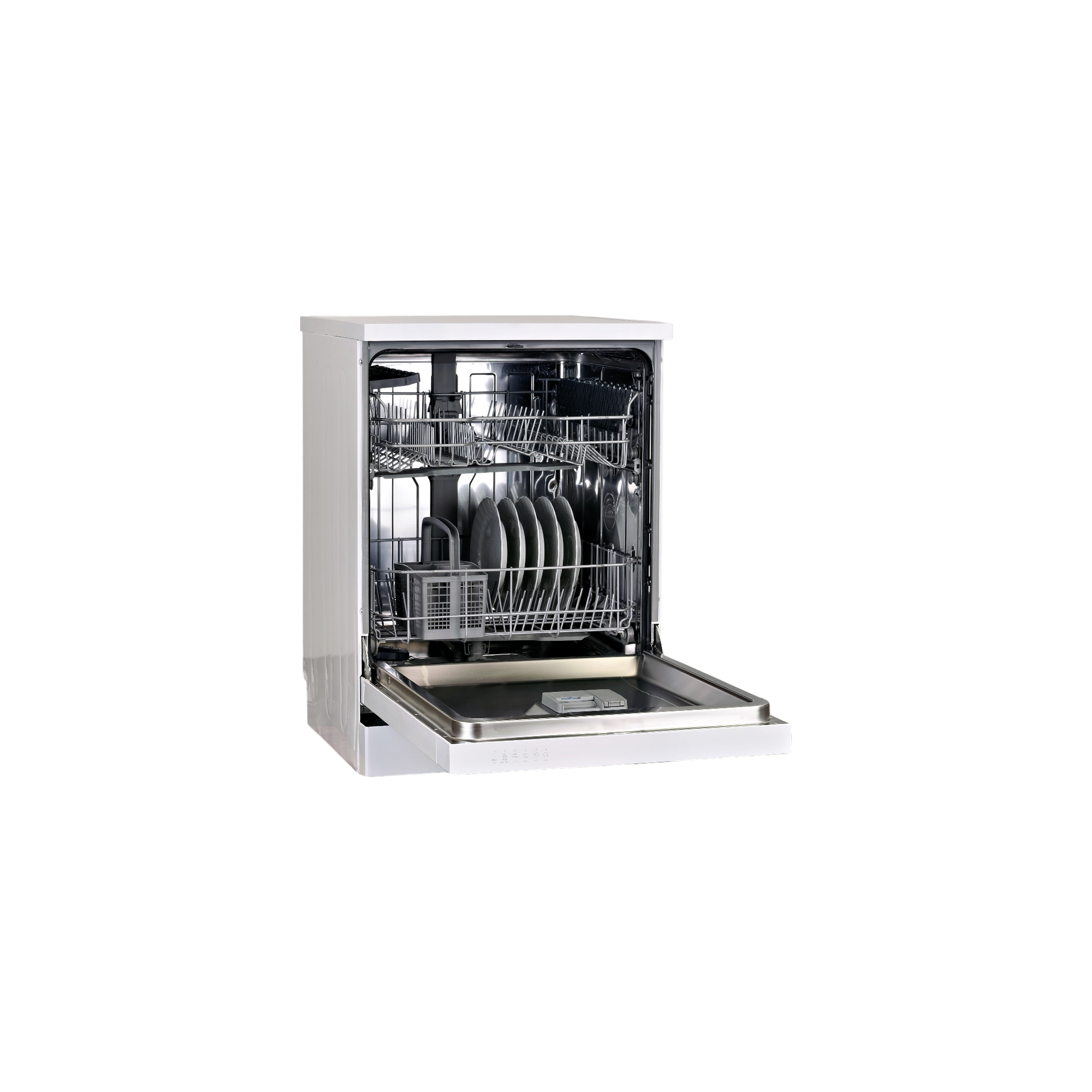 Lave-Vaisselle Pose Libre 13 Cvts Reconditionné ESSENTIEL B ELV-442B : vue de l'intérieur