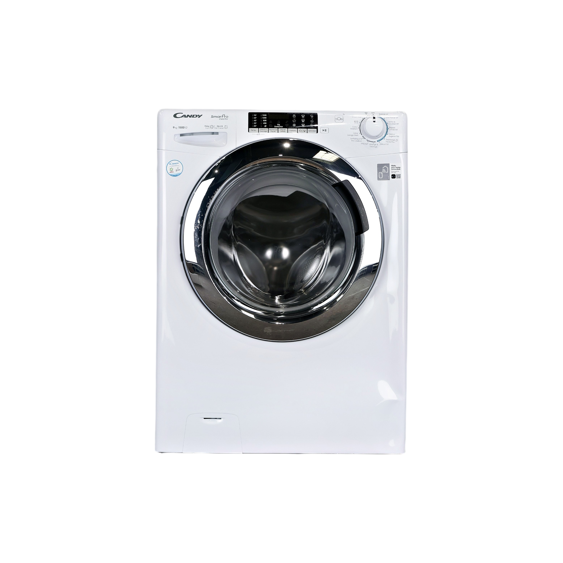 Lave-Linge Hublot 9 kg Reconditionné CANDY CSO 596TWMC/1-S : vue de face