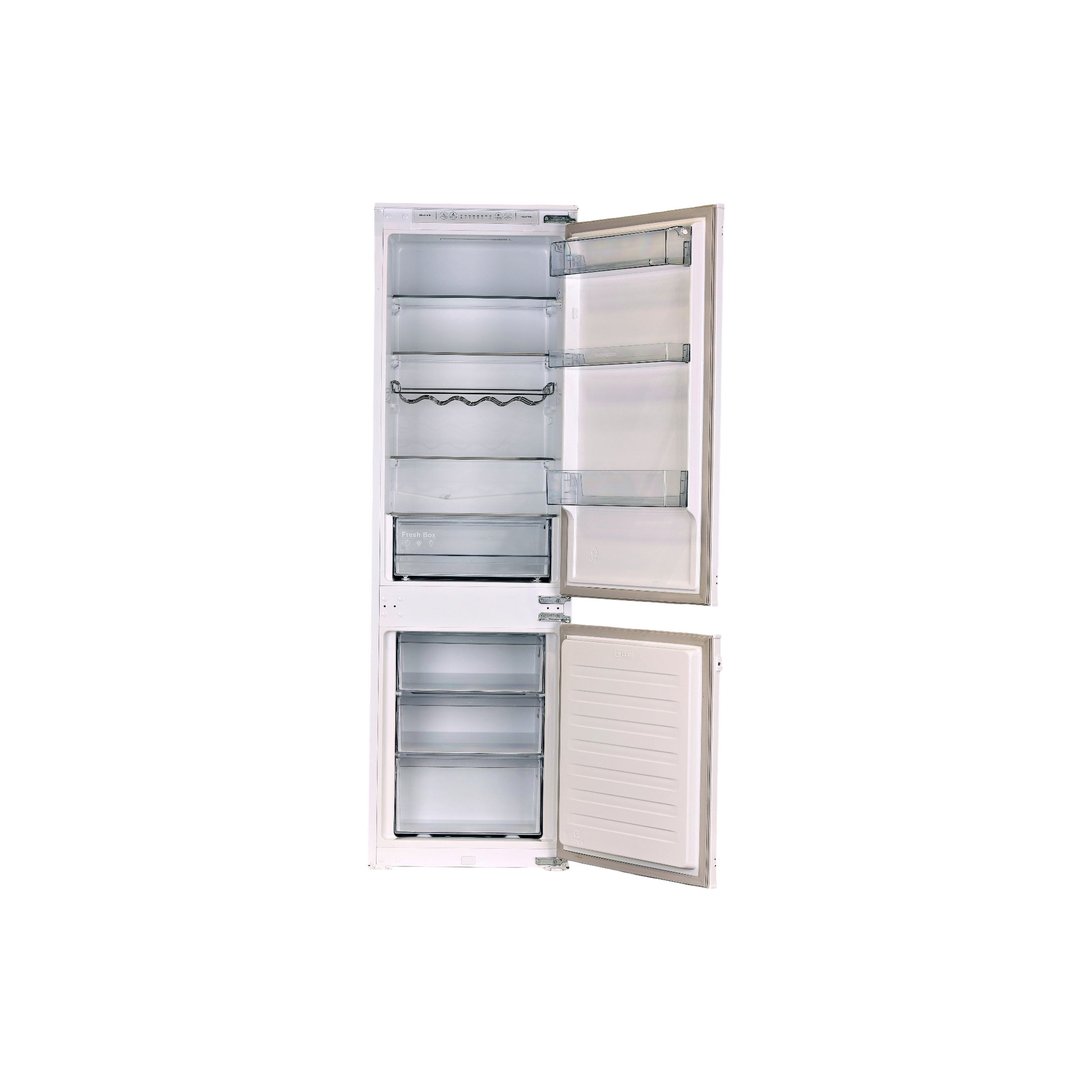 Réfrigérateur Encastrable 246 L Reconditionné THOMSON TH178EBI38 : vue de l'intérieur