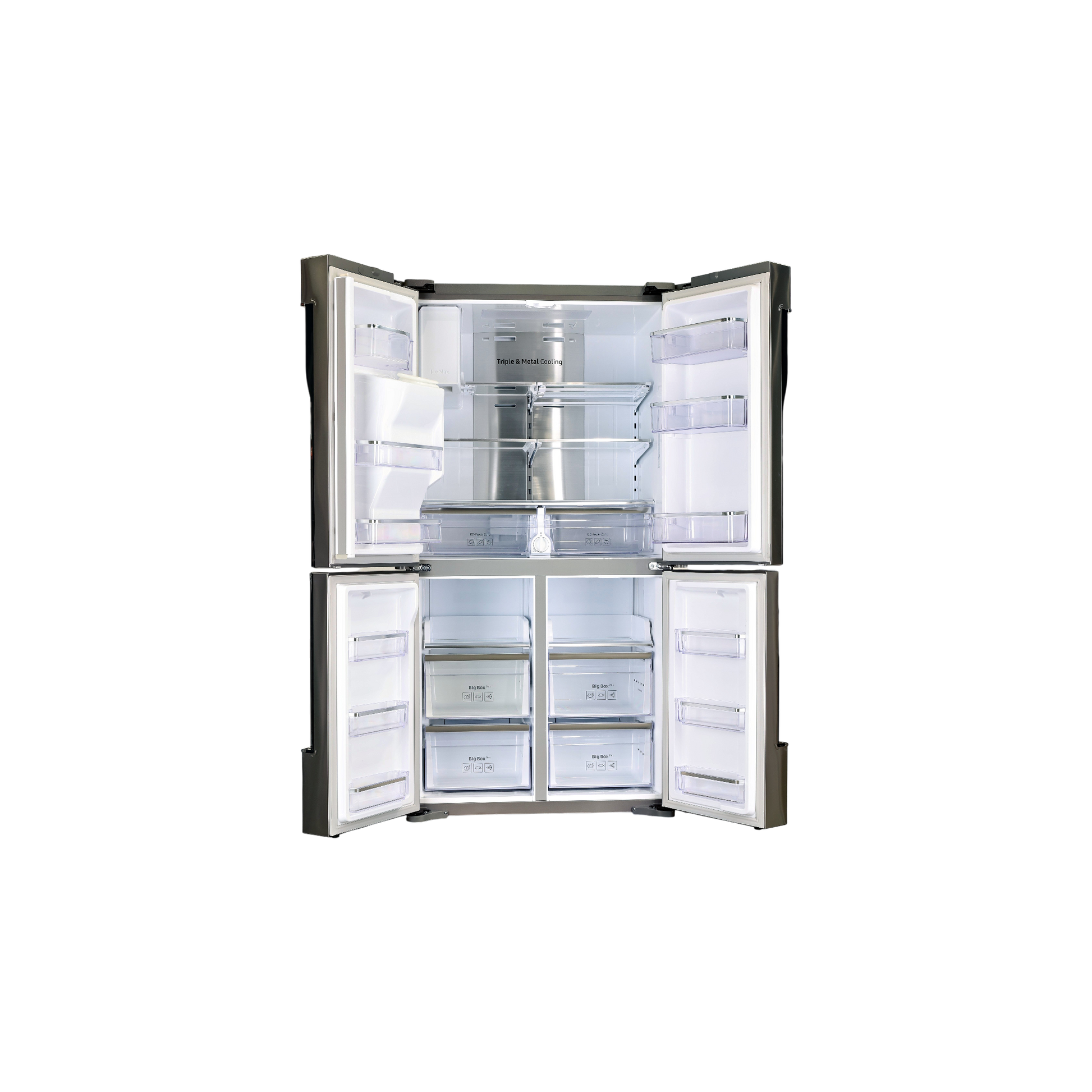 Réfrigérateur Multi-Portes 564 L Reconditionné SAMSUNG RF56J9041SR : vue de l'intérieur