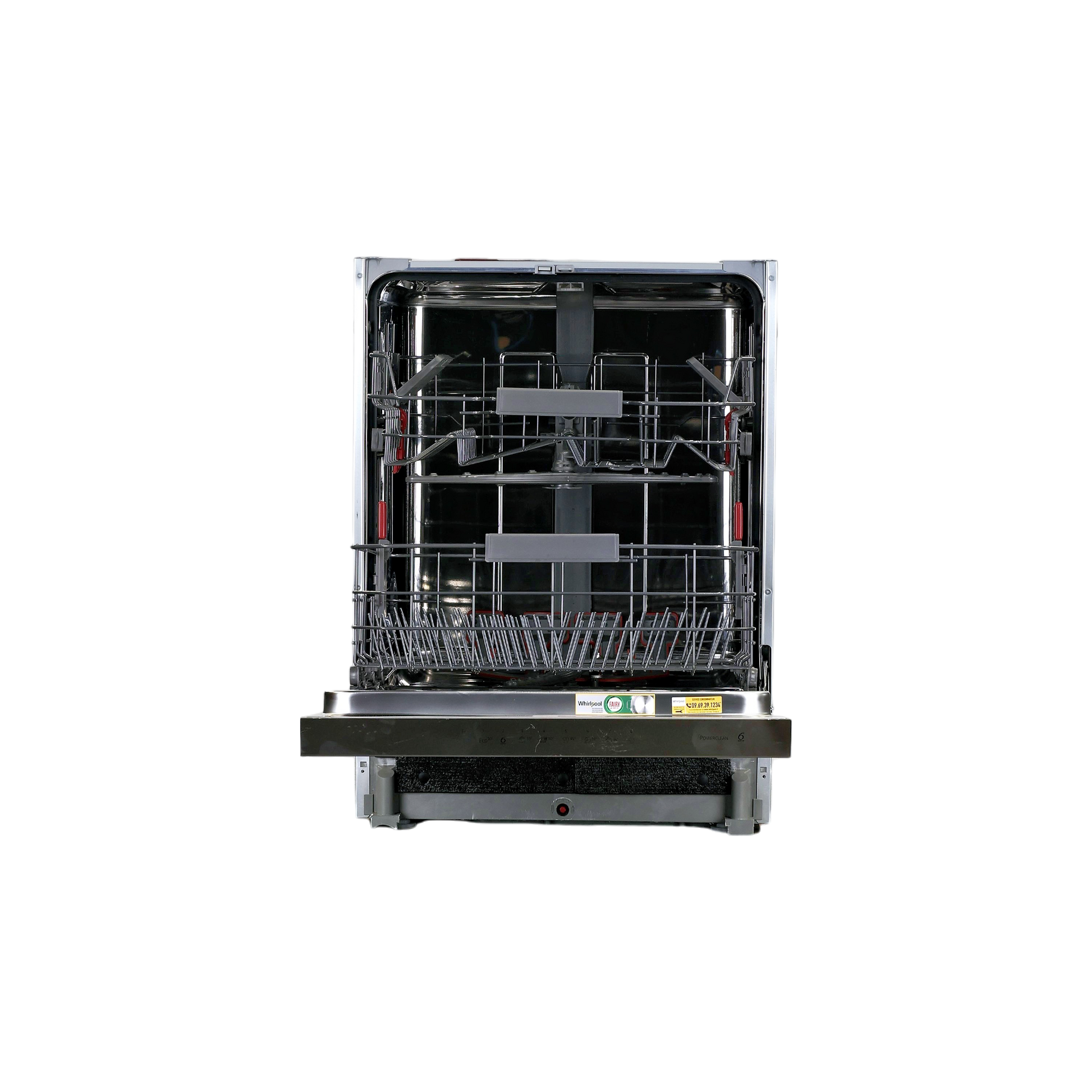 Lave-Vaisselle Encastrable 14 Cvts Reconditionné WHIRLPOOL WKBC3C34PX : vue de l'intérieur