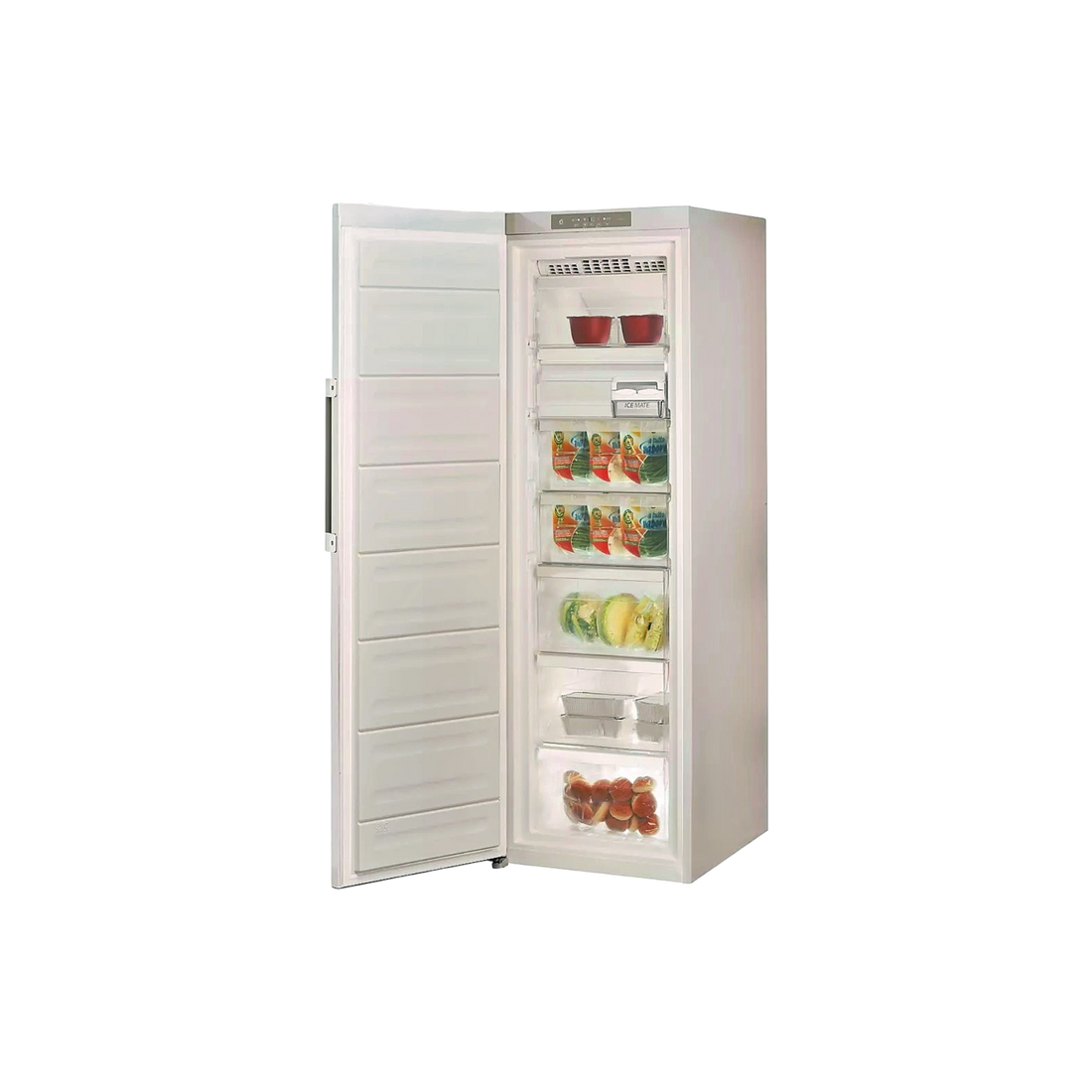 Congélateur Armoire 263 L Reconditionné WHIRLPOOL UW8 F2Y WBI F 2 : vue de l'intérieur