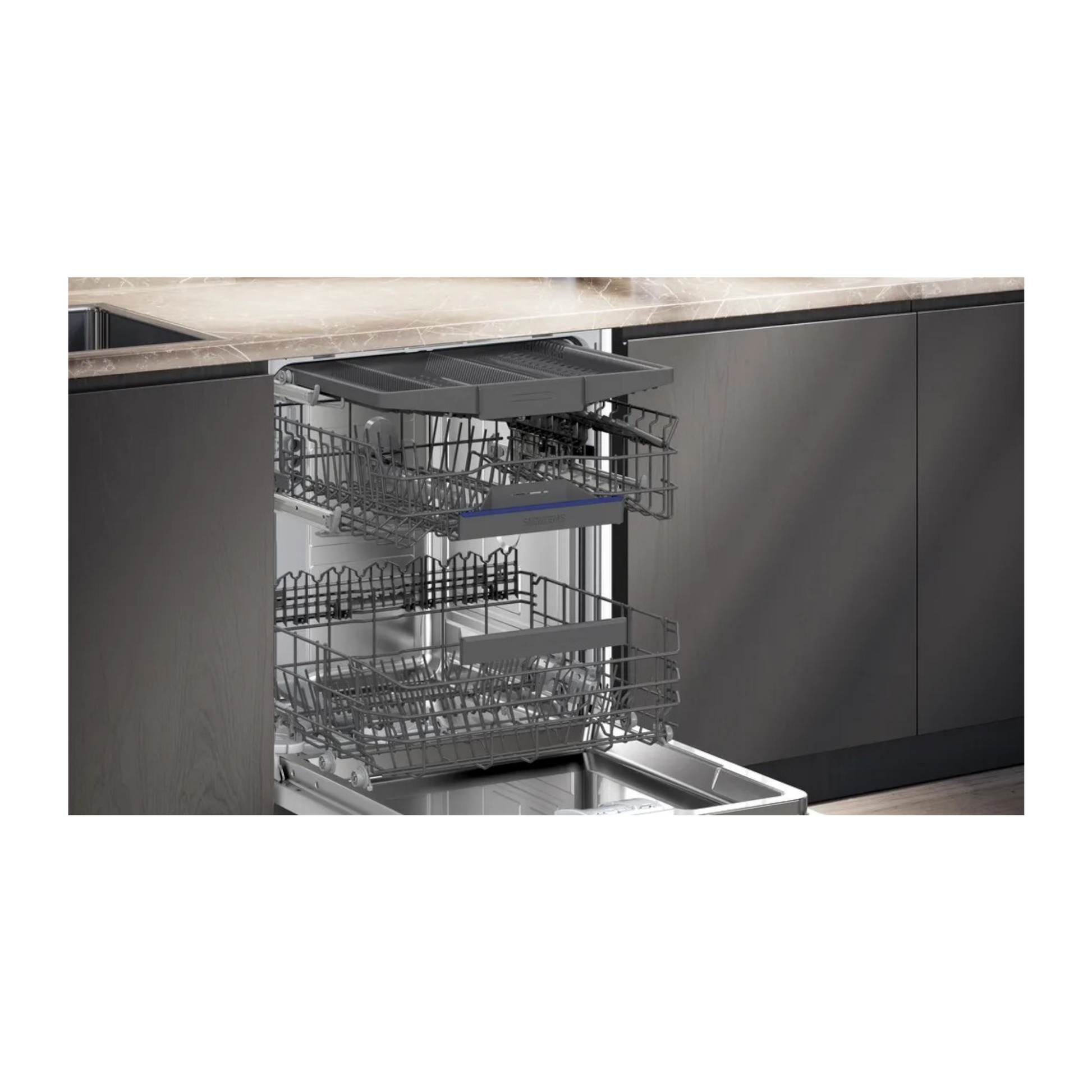 Lave-Vaisselle Encastrable 14 Cvts Reconditionné SIEMENS SN73EX01CE : vue de l'intérieur