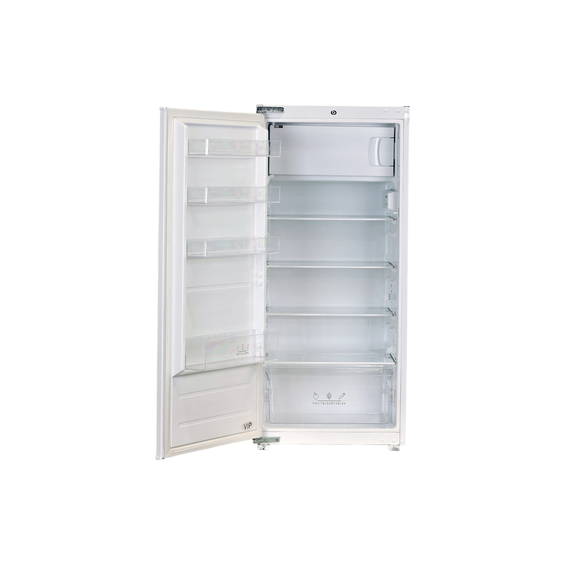 Réfrigérateur Encastrable 205 L Reconditionné ESSENTIEL B ERLI125-55MI B1 : vue de l'intérieur