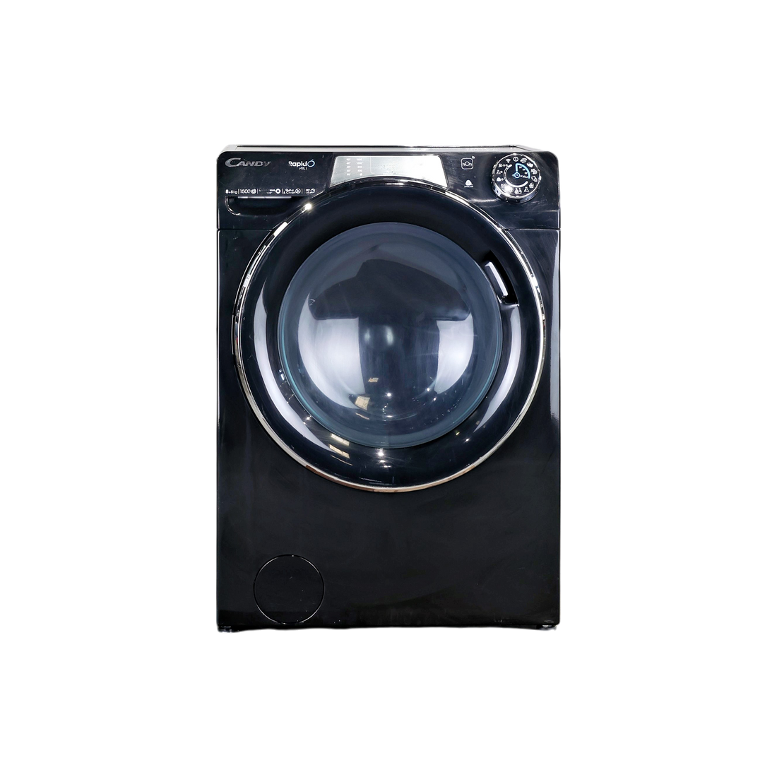 Lave-Linge Sechant 8 kg Reconditionné CANDY RPW5856BWMBCB-S : vue de face