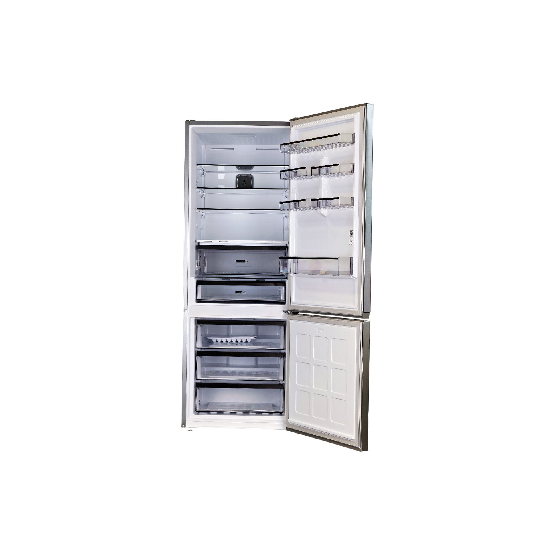 Réfrigérateur Avec Congélateur 490 L Reconditionné WHIRLPOOL WHK26493X5E : vue de l'intérieur